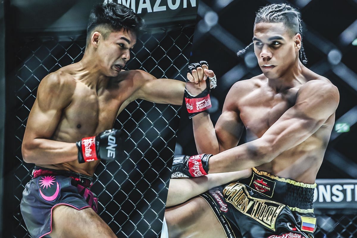 Johan Ghazali (left) and Johan Estupinan (right) | Image credit: ONE Championship