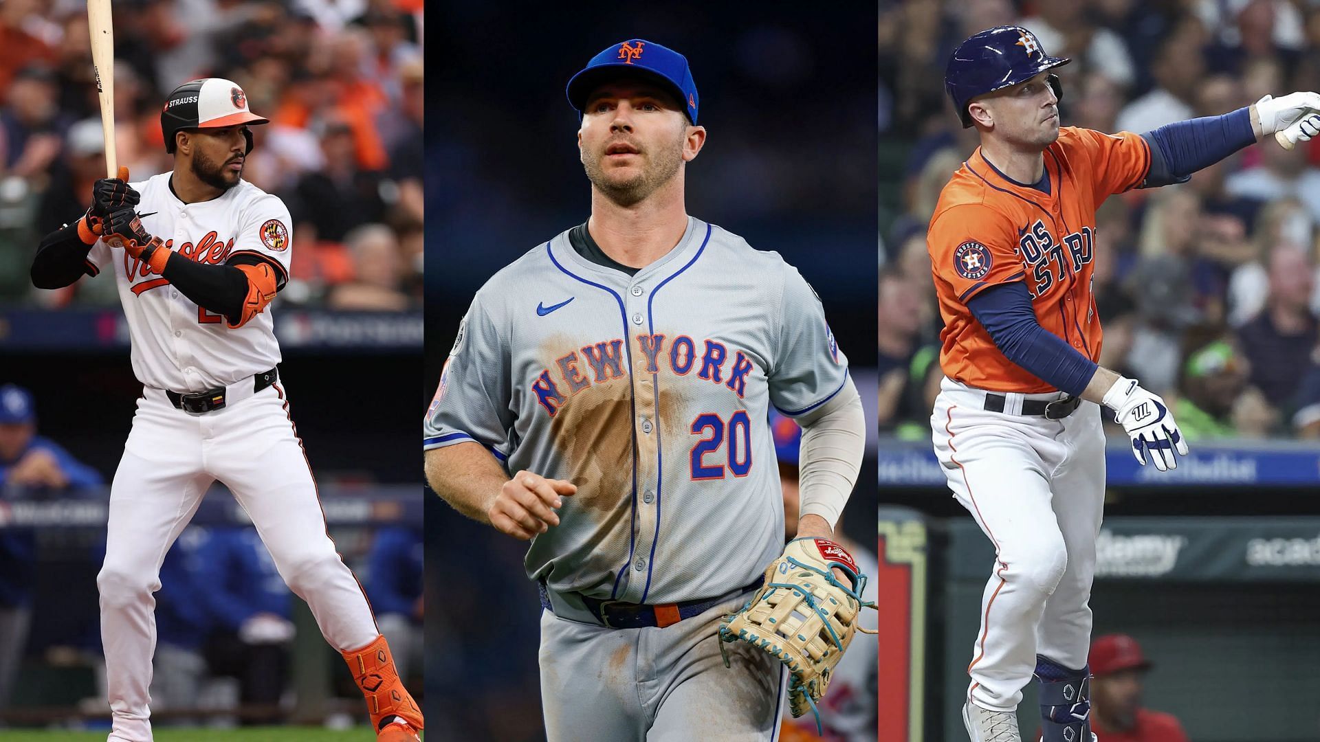 The Mets are unlikely to sign Alex Bregman or Anthony Santander as replacement for Pete Alonso (Source: Imagn)