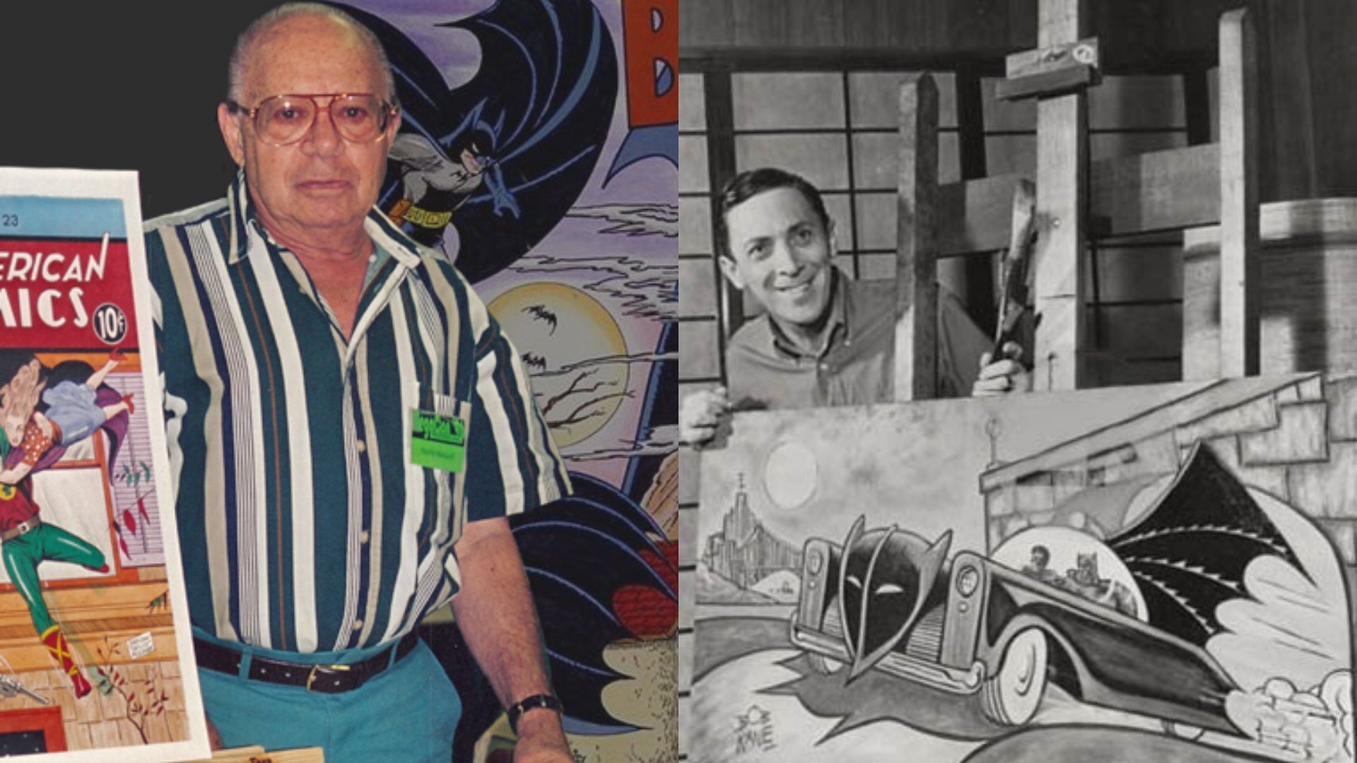 Sheldon Moldoff and Bob Kane created Mr. Freeze (Image via Sheldon Moldoff Official Site/Wikipedia)