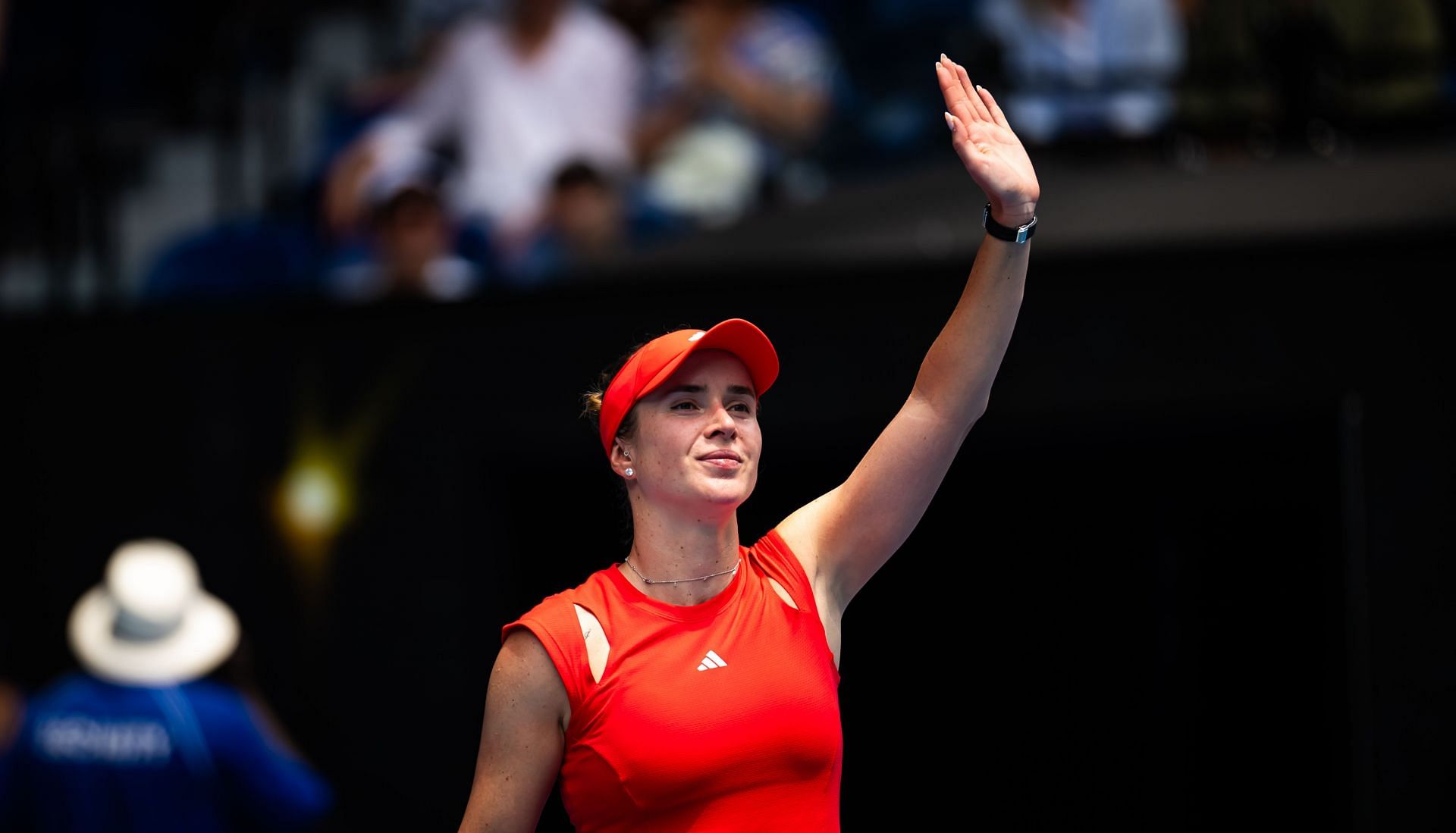 Elina Svitolina celebrates after reaching third-career QFs at Australian Open (Credits: Getty)