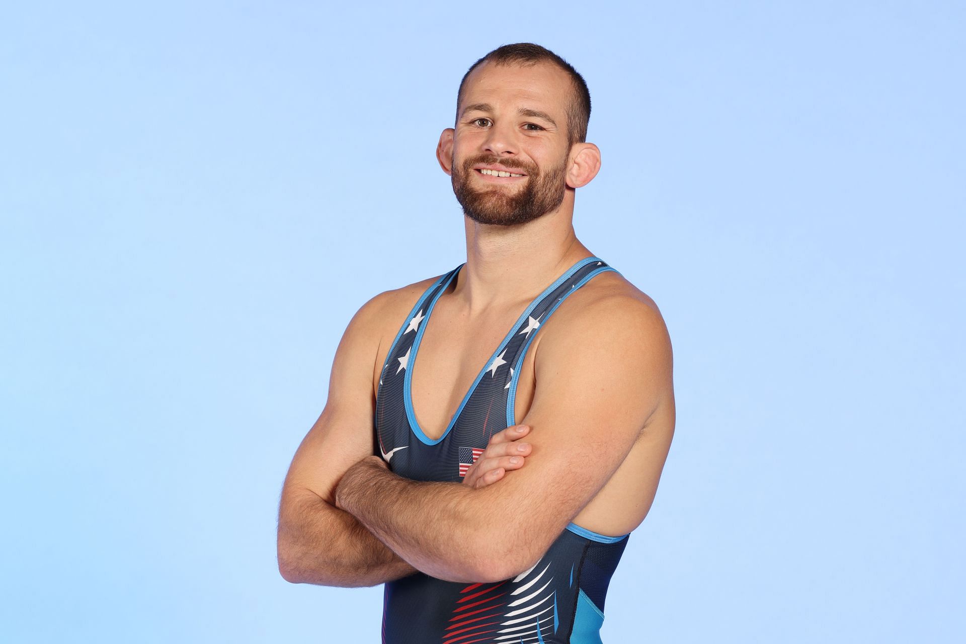 Team USA Olympic Portrait Shoot - David Taylor poses - Source: Getty