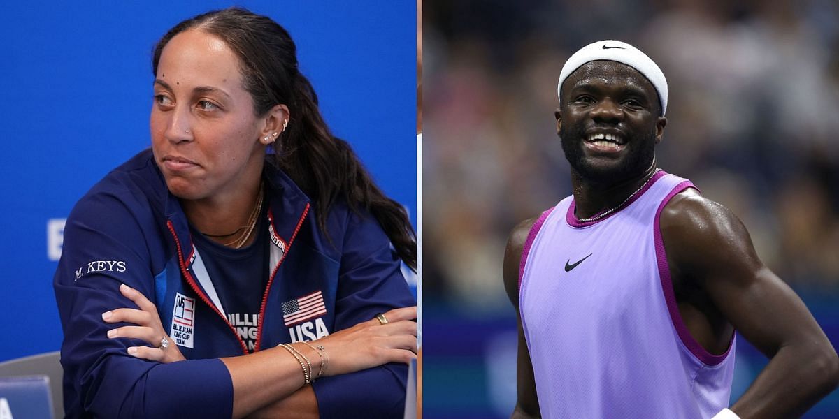 Keys (L), Tiafoe (R) Source: Getty