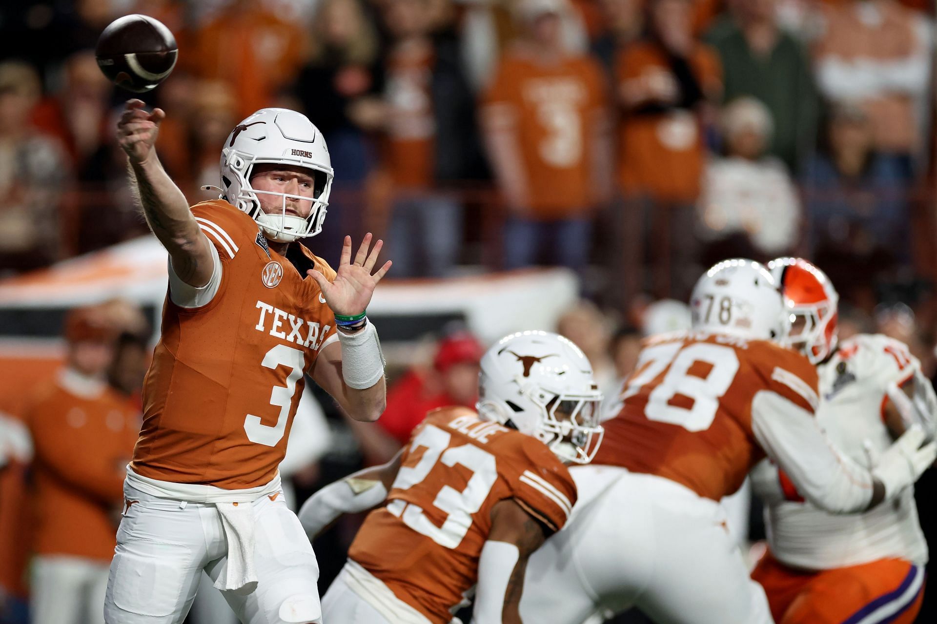 Clemson v Texas - Playoff First Round - Source: Getty