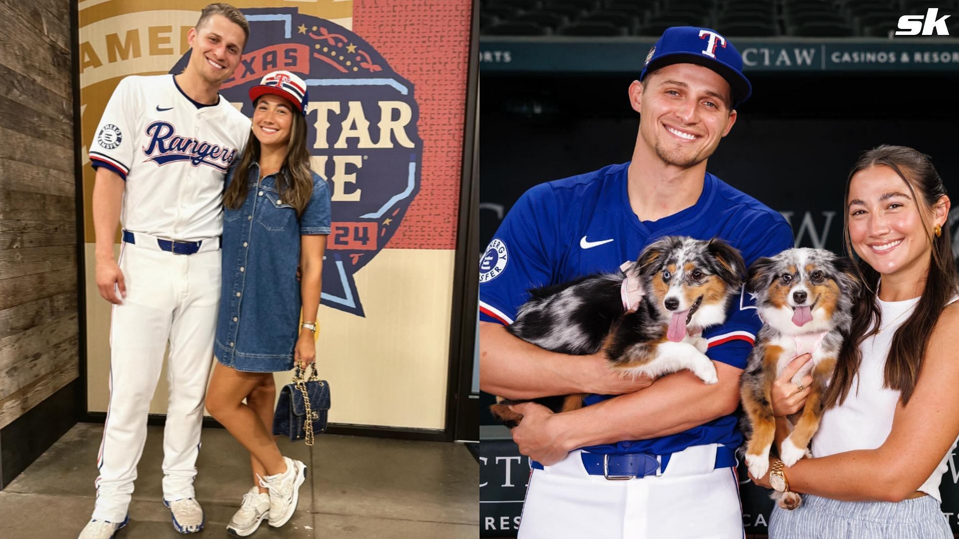 Madisyn enjoys a cozy weekend with Corey Seager and their furry friend (Image Source: Instagram/ @madyseager)