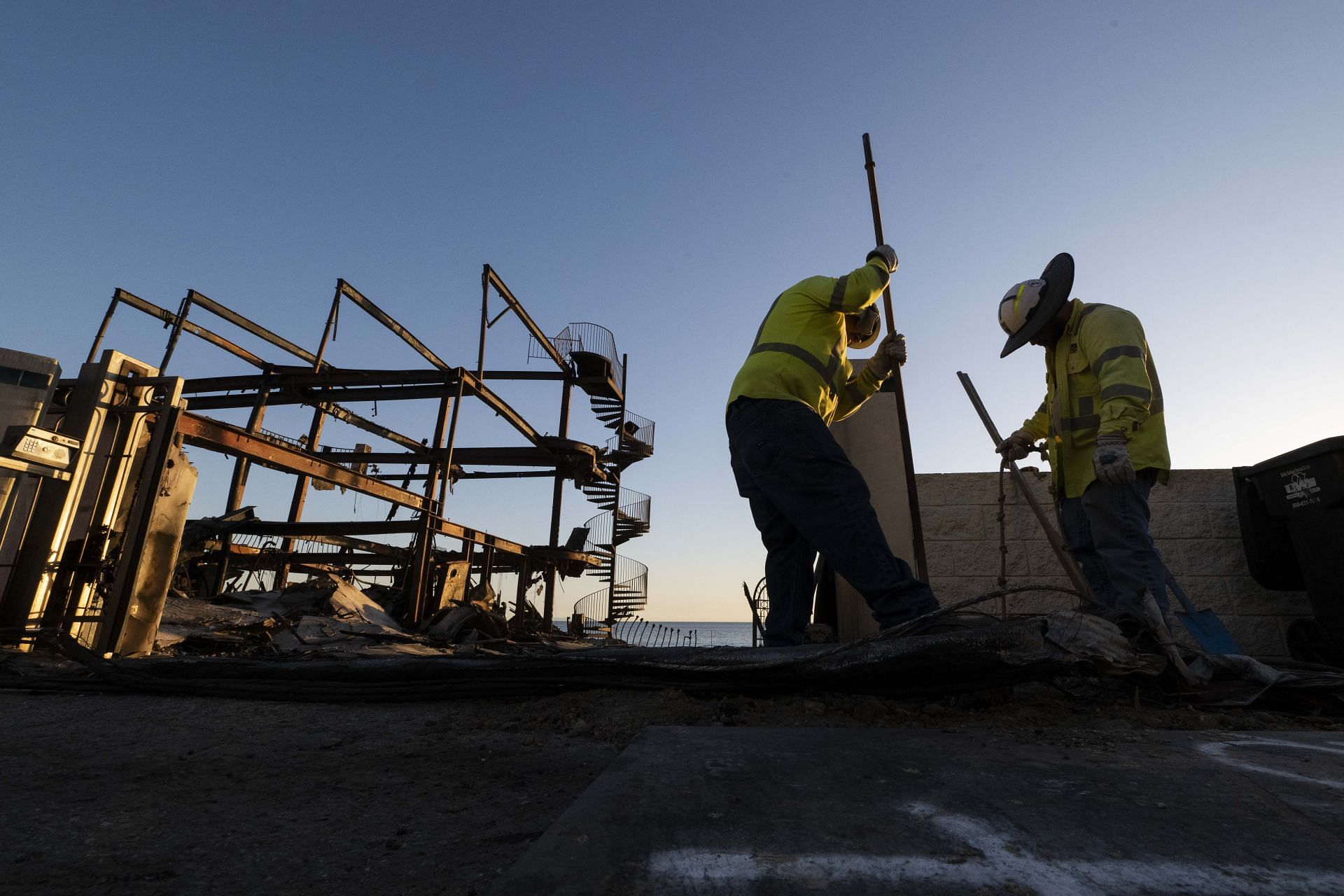 Damage after Palisade Fire in Pacific Palisades, California - Source: Getty