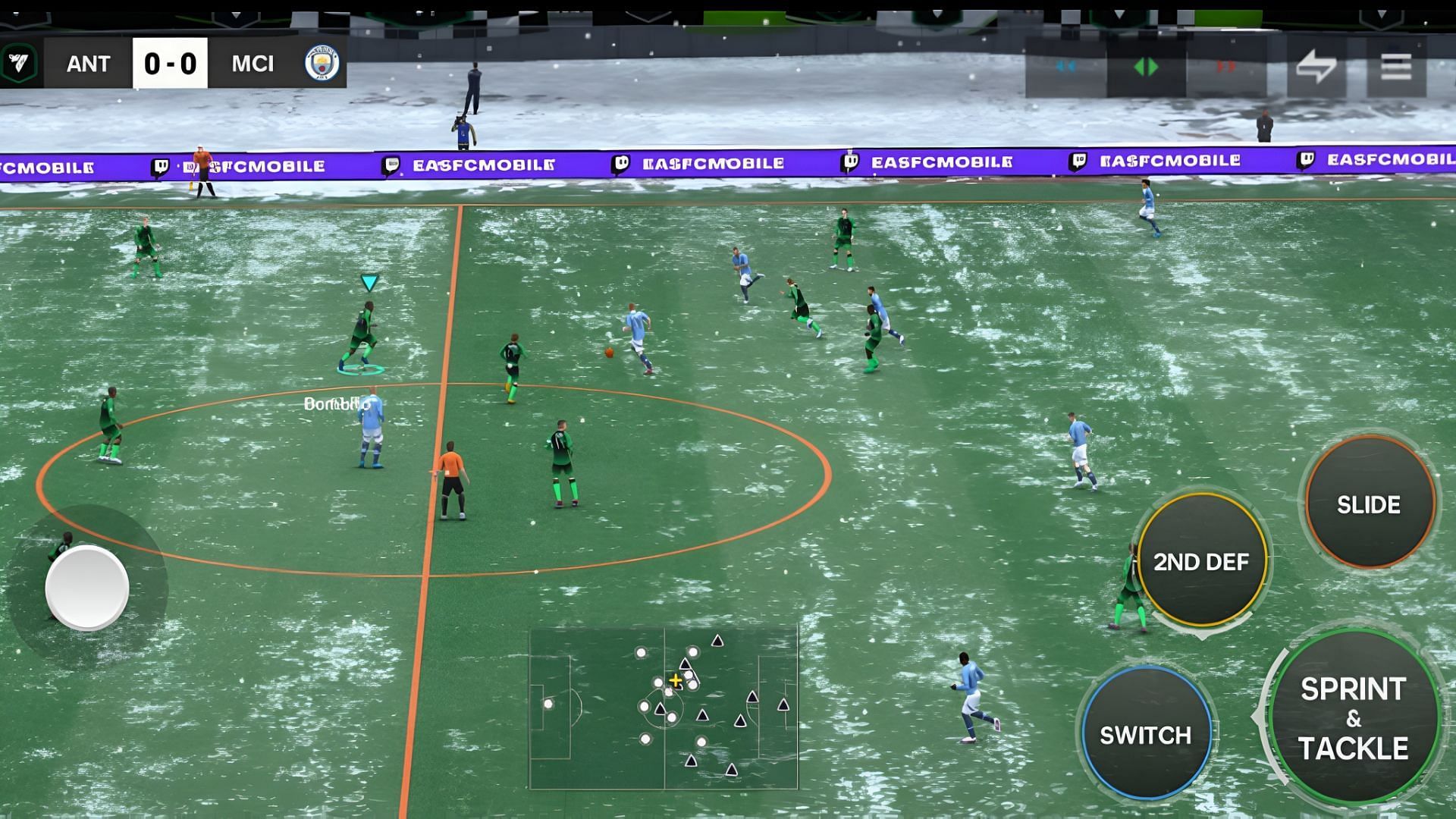 Snowy weather will be available on EA FC Mobile (Image via EA Sports)