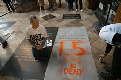 "Oil in that spray can, oil in those glasses" — Netizens react to Just Stop Oil activists vandalizing Charles Darwin's grave with spray paint