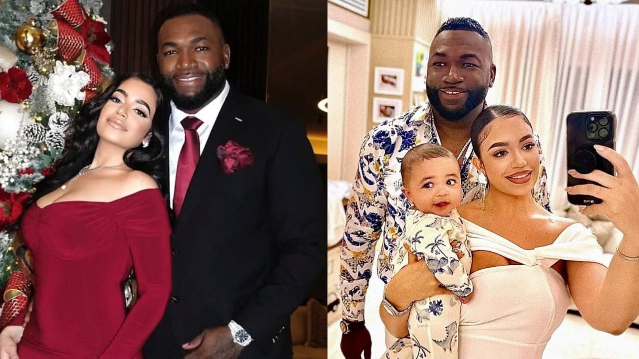 David Ortiz with his girlfriend Maria yeribel and son Diego (Images from - Instagram.com/@yeribel17)