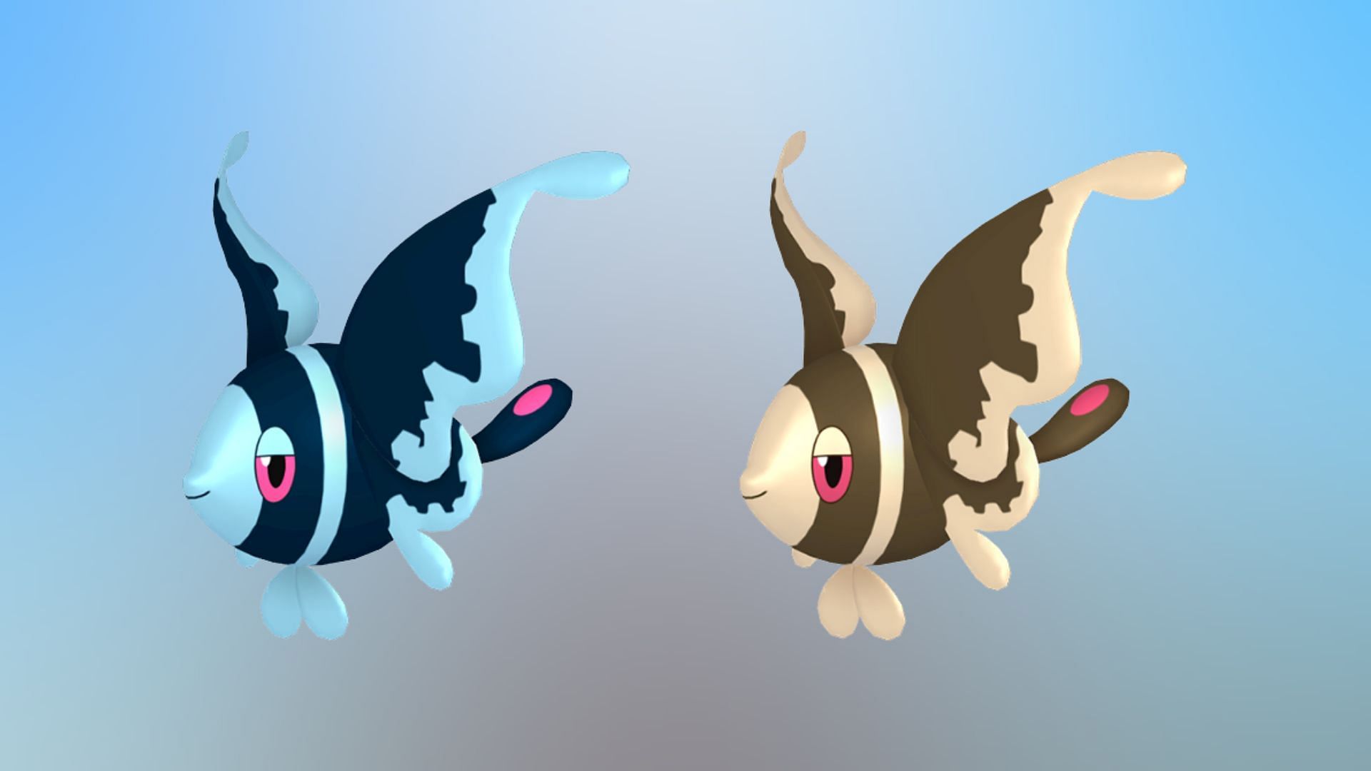 Lumineon shiny comparison (Image via TPC)