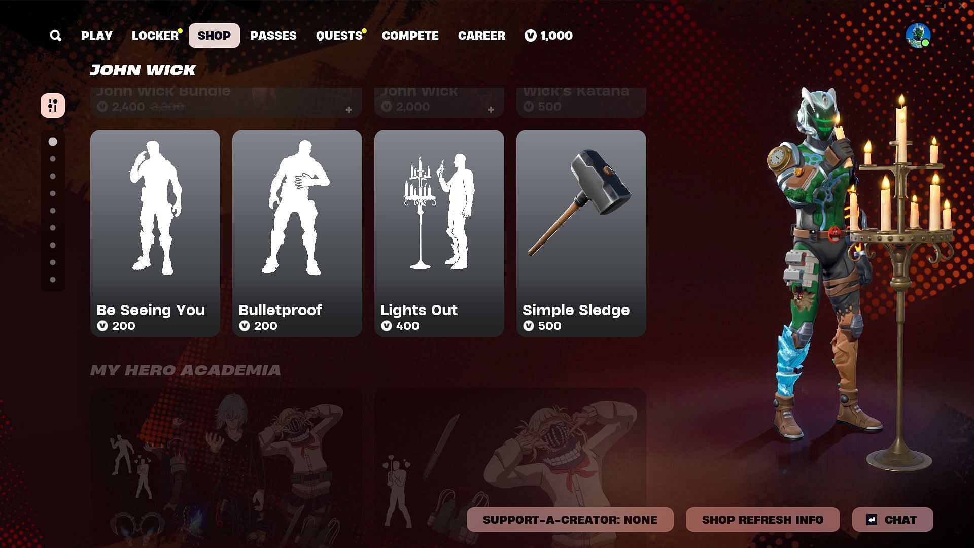 There are three additional Emotes you can purchase from the Item Shop (Image via Epic Games)