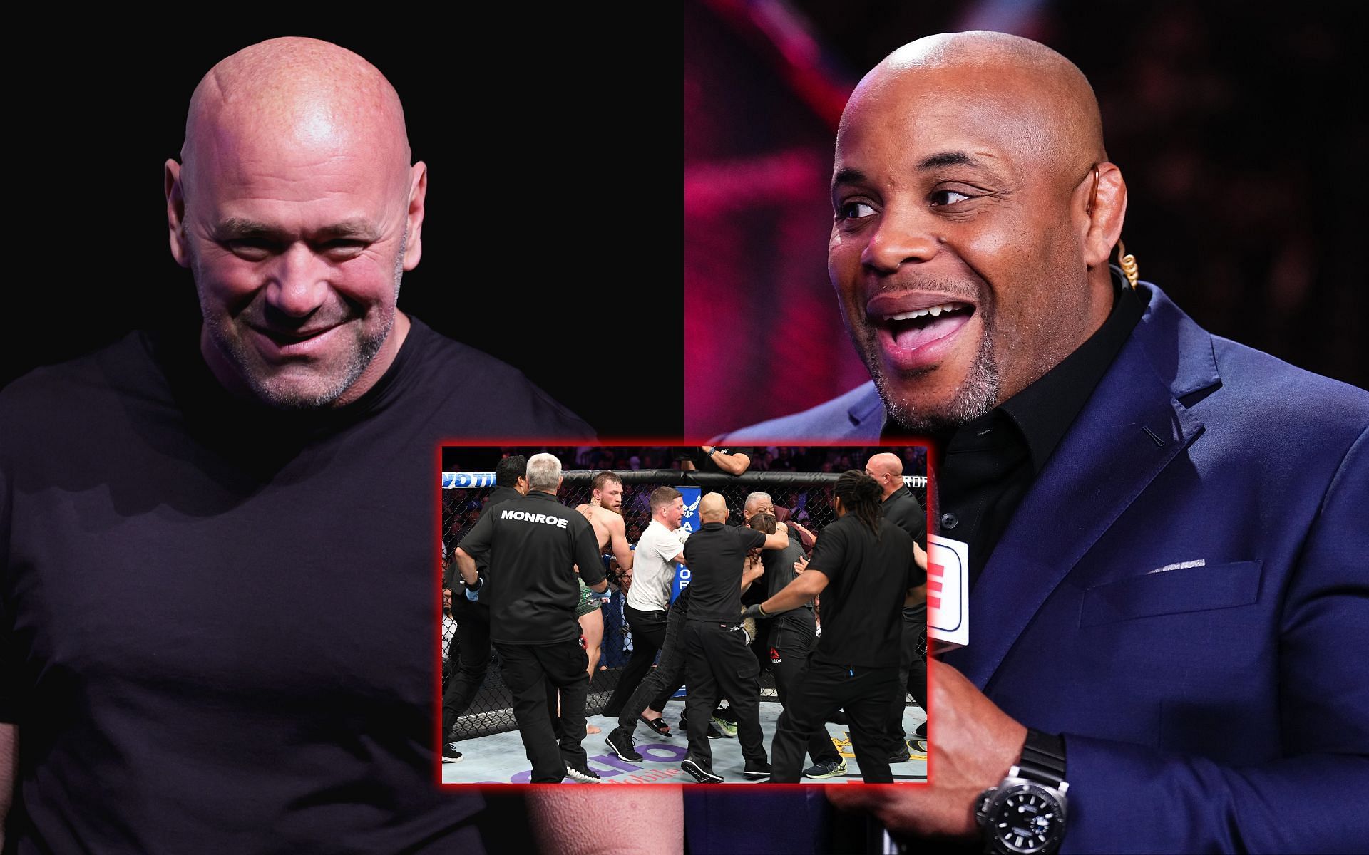 Dana White compensated Daniel Cormier for containing UFC 229 brawl. [Images courtesy: Getty]