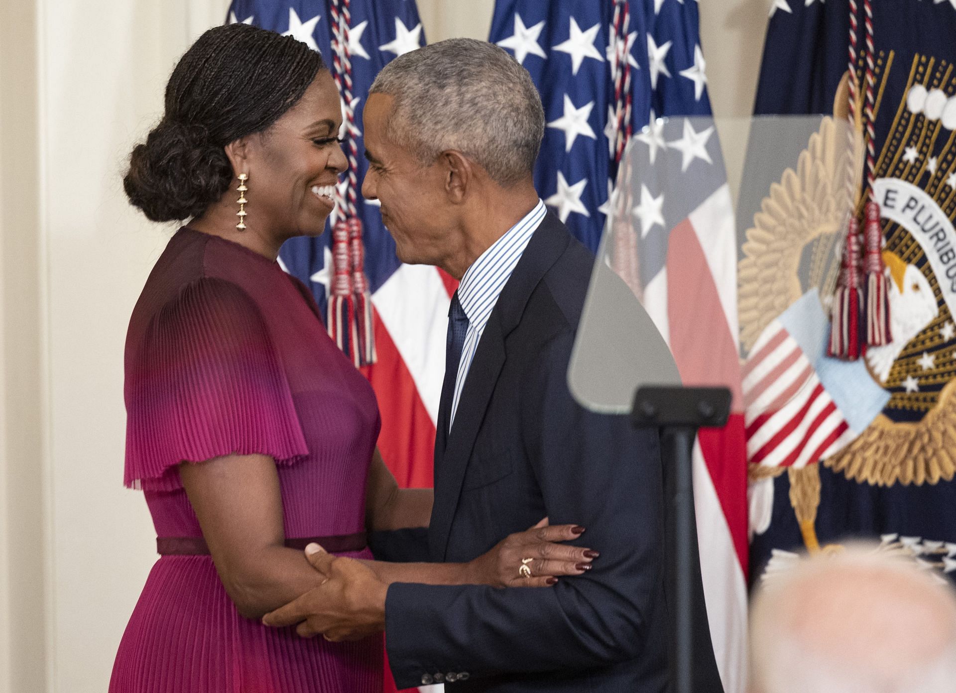 Barack And Michelle Obama (Image via Getty)