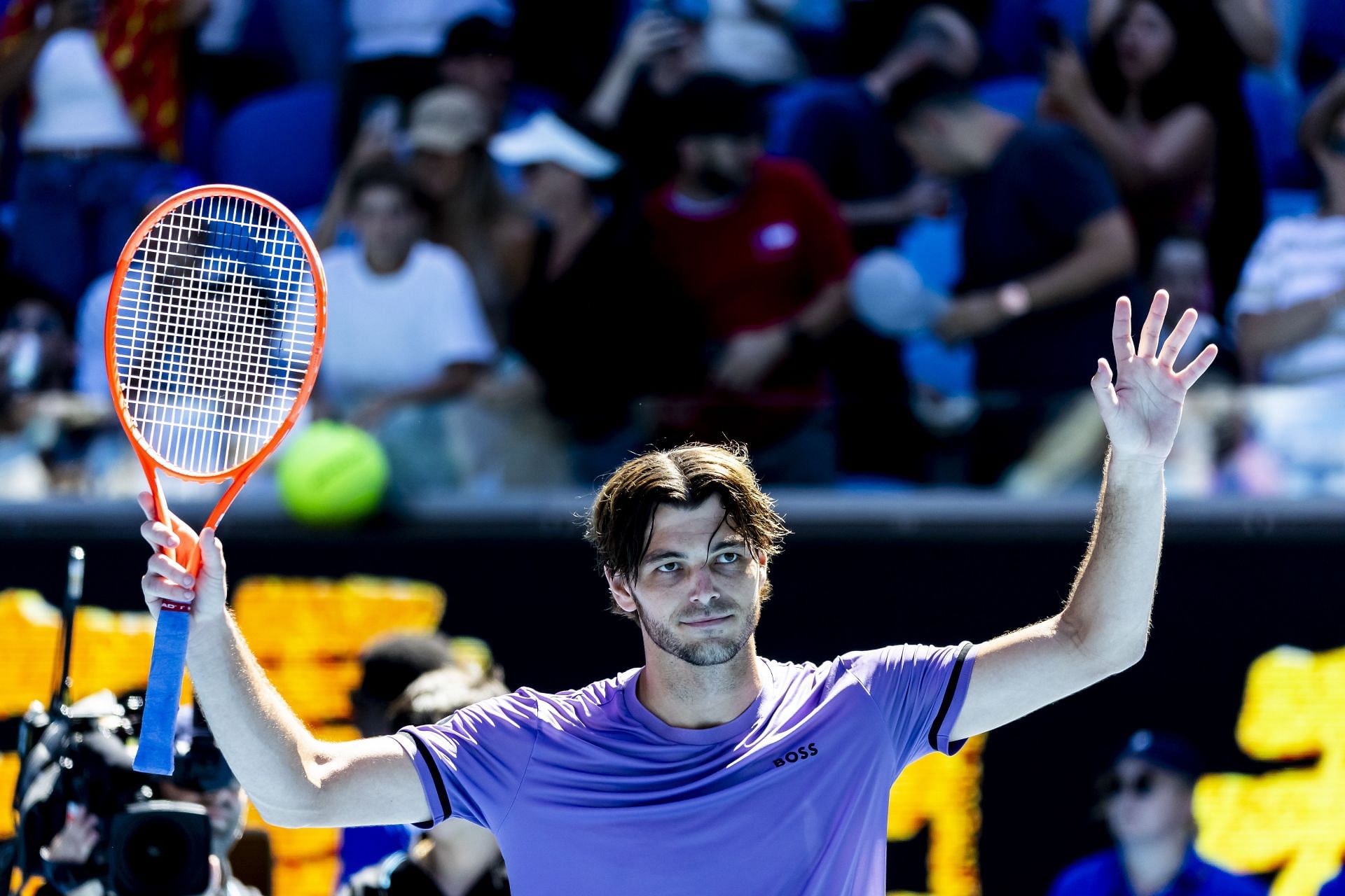 Taylor Fritz at the Australian Open 2025. (Photo: Getty)