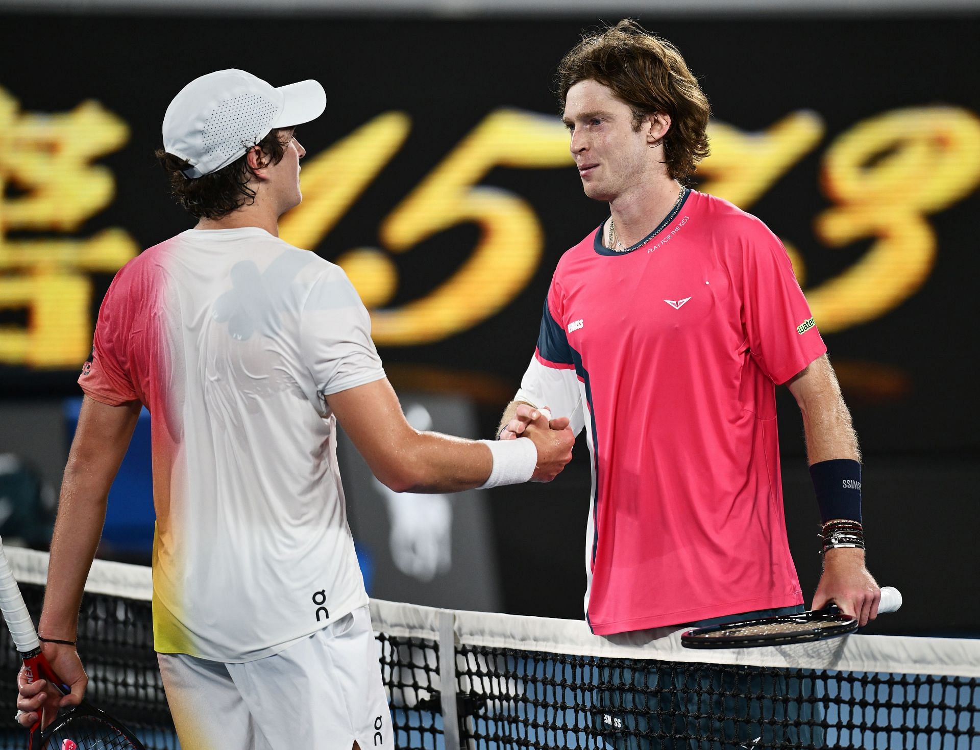 Joao Fonseca and Andrey Rublev - Source: Getty