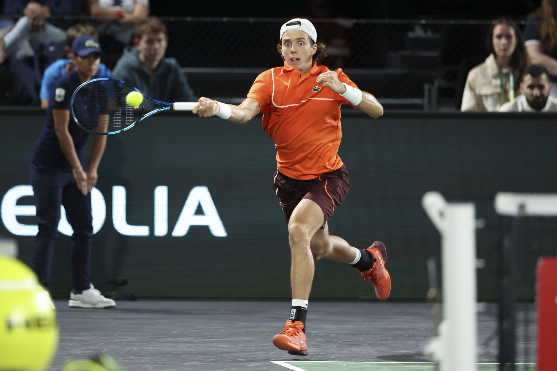 Arthur Cazaux hits a running forehand | Getty Images