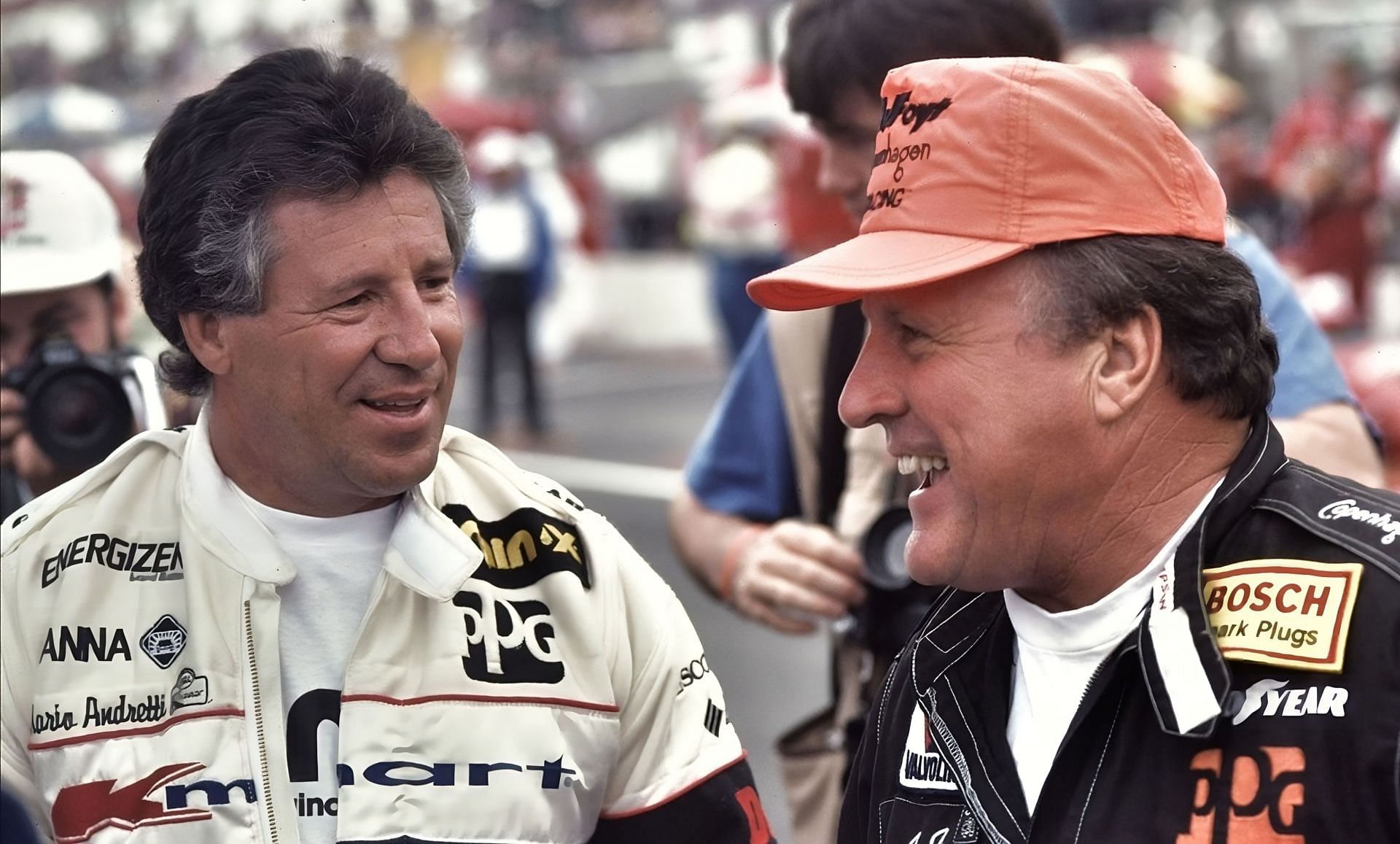 Mario Andretti and AJ Foyt | Image via X (@MarioAndretti)