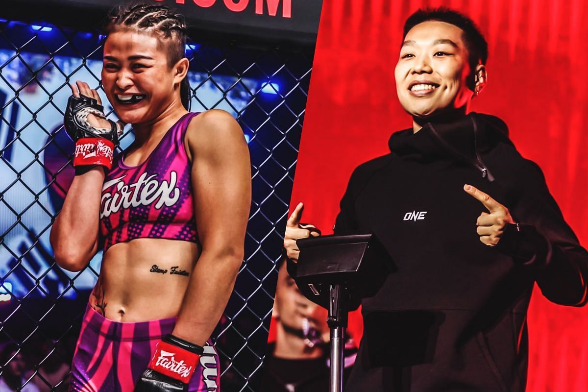 Stamp Fairtex and Xiong Jing Nan - Photo by ONE Championship