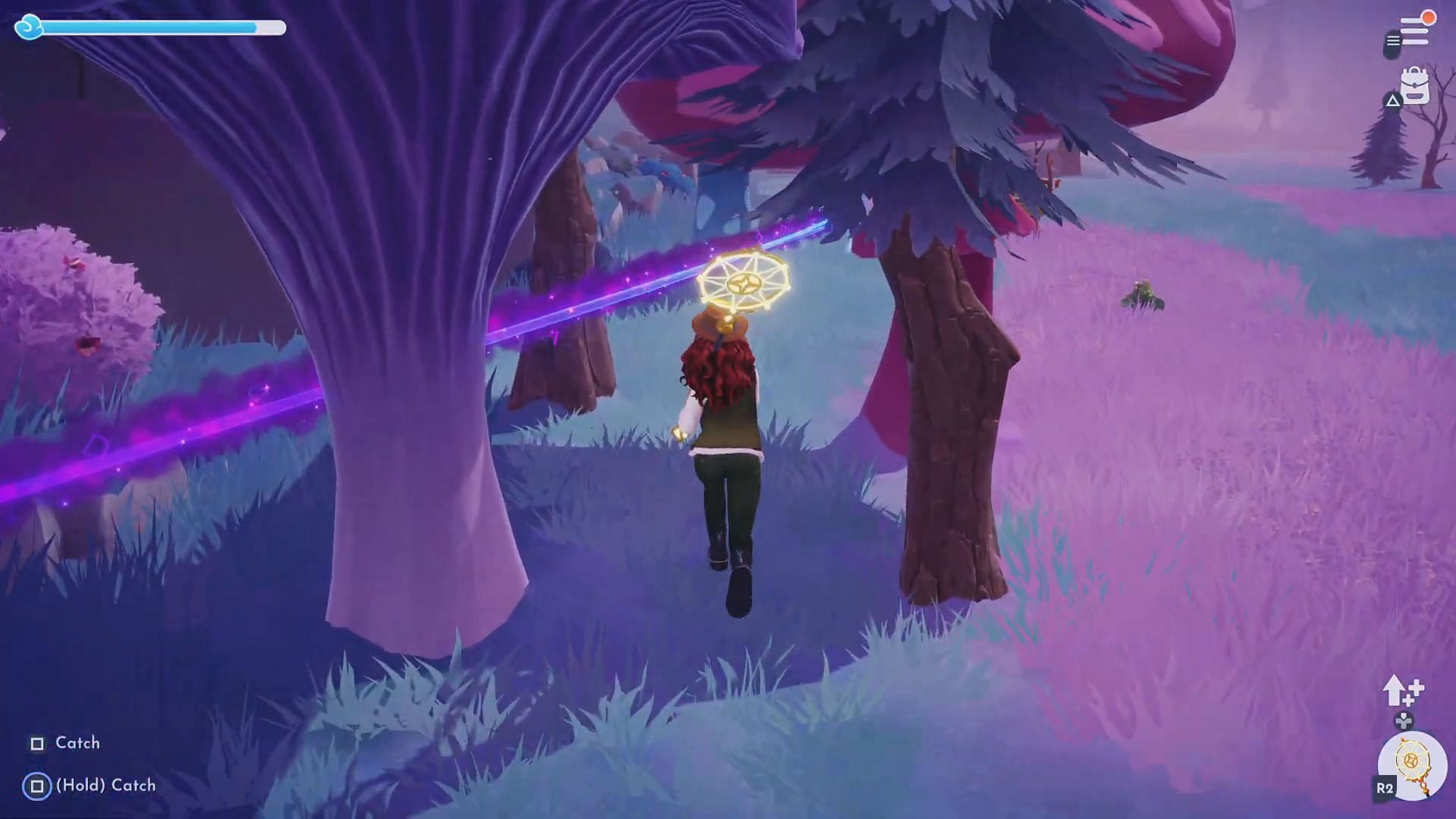 Purple trail of the Snippet (Image via Gameloft || YouTube/@Angela1nce)