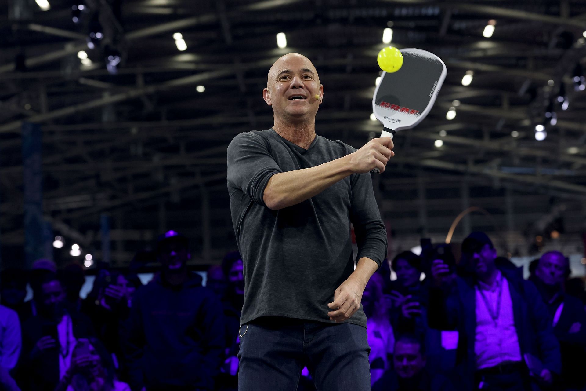 Andre Agassi in an event in Munich 2024 [Image Source: Getty Images[