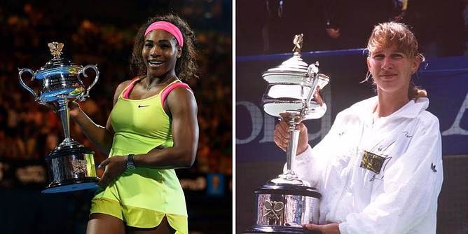 5 most dominant women in Australian Open history ft. Serena Williams, Steffi Graf