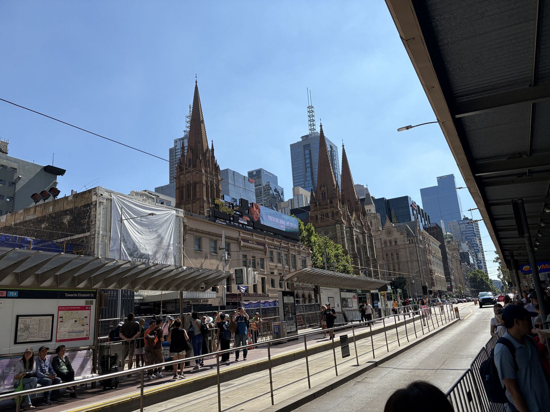 Naomi Osaka&#039;s hoarding in Melbourne during the Australian Open.