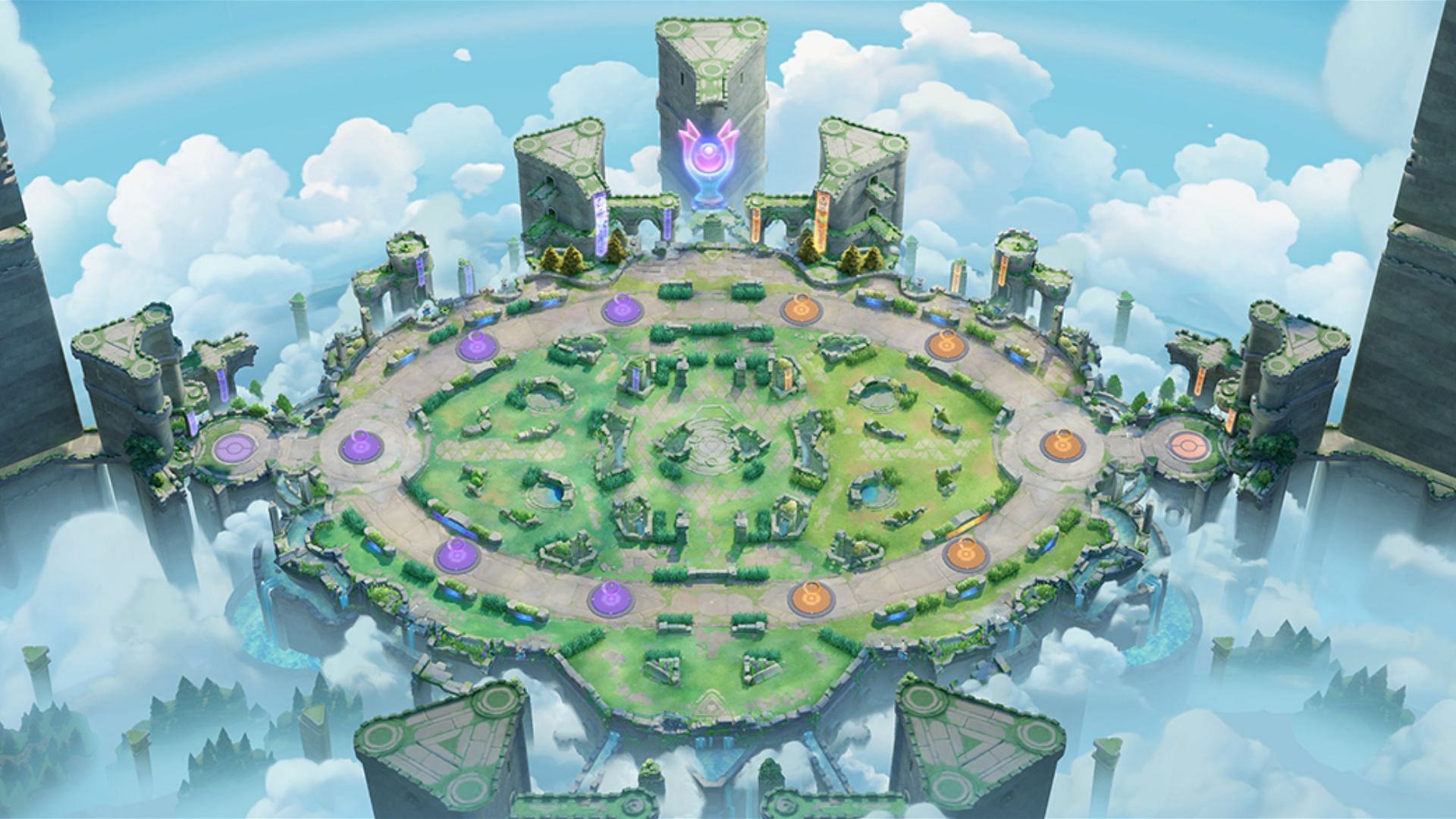 Theia Sky Ruins map (Image via The Pokemon Company)