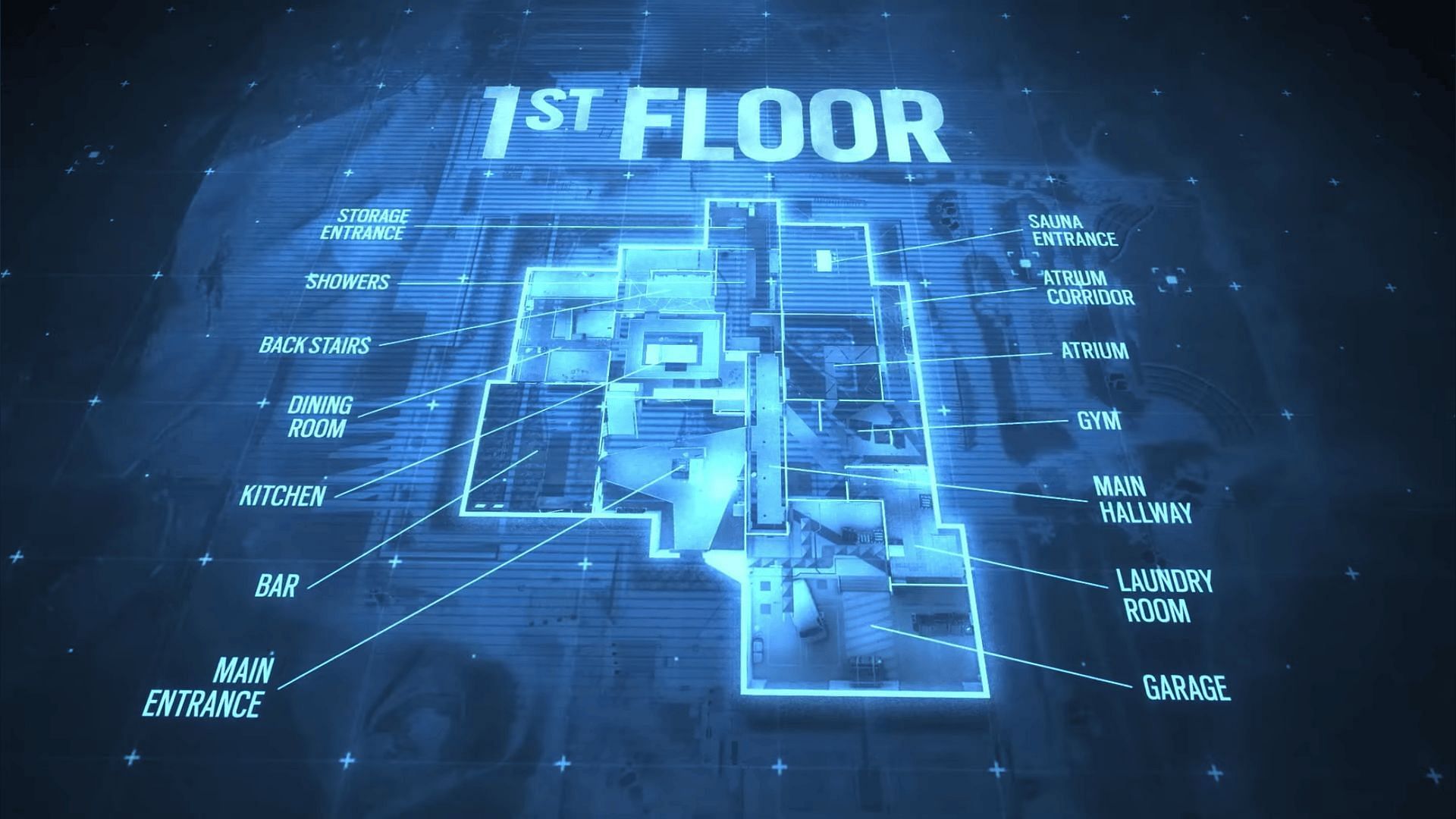 The first floor layout (Image via Ubisoft)