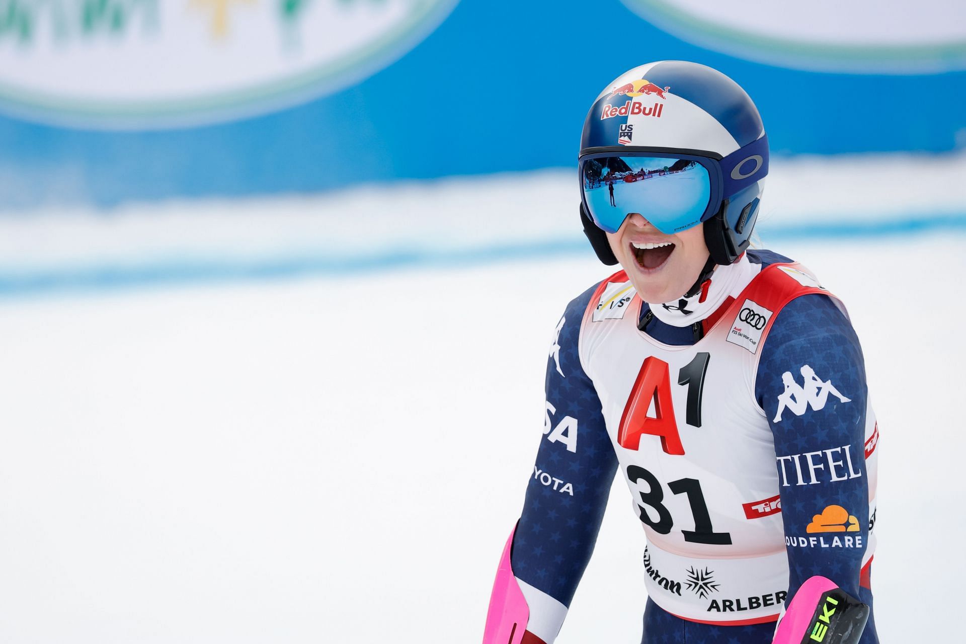 Lindsey Vonn at the Audi FIS Alpine Ski World Cup - Women&#039;s Super G - Source: Getty