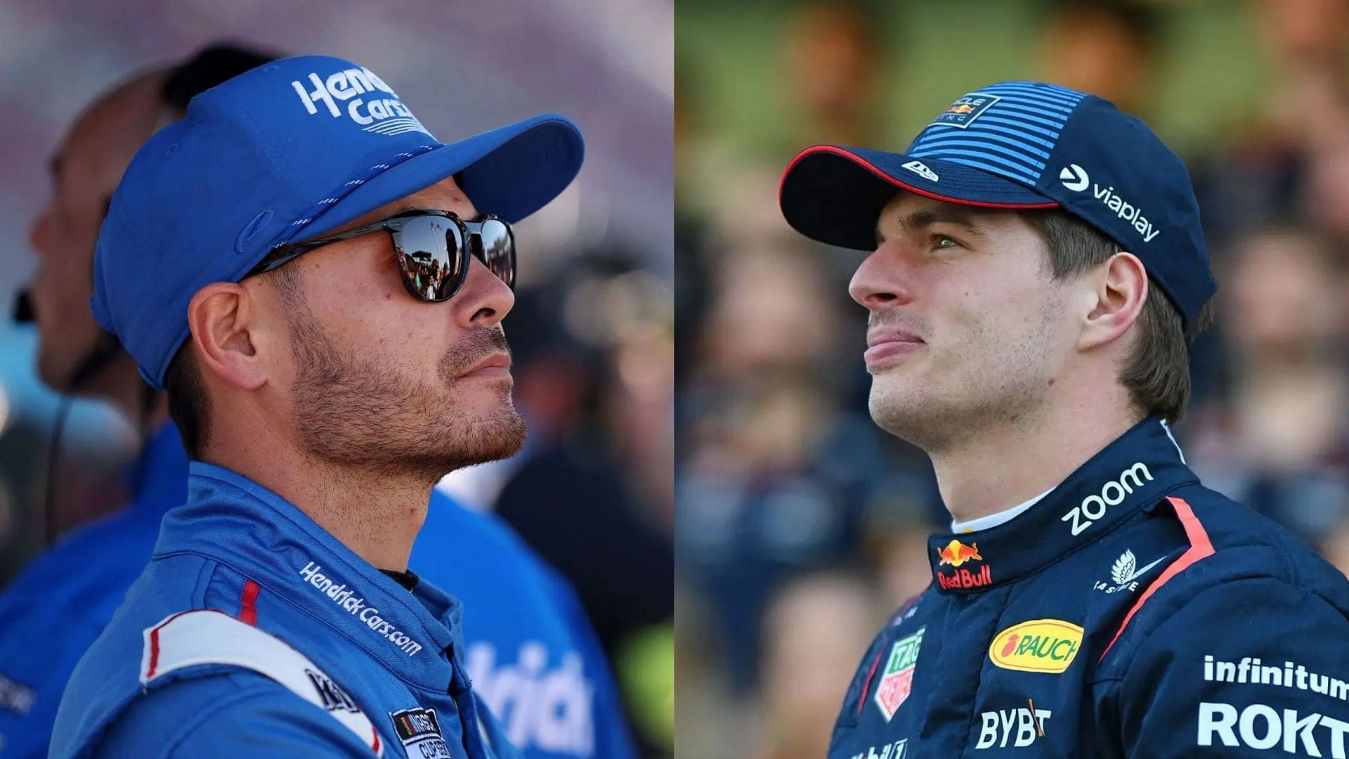 Image Credits: Getty, L: Kyle Larson , R: Max Verstappen