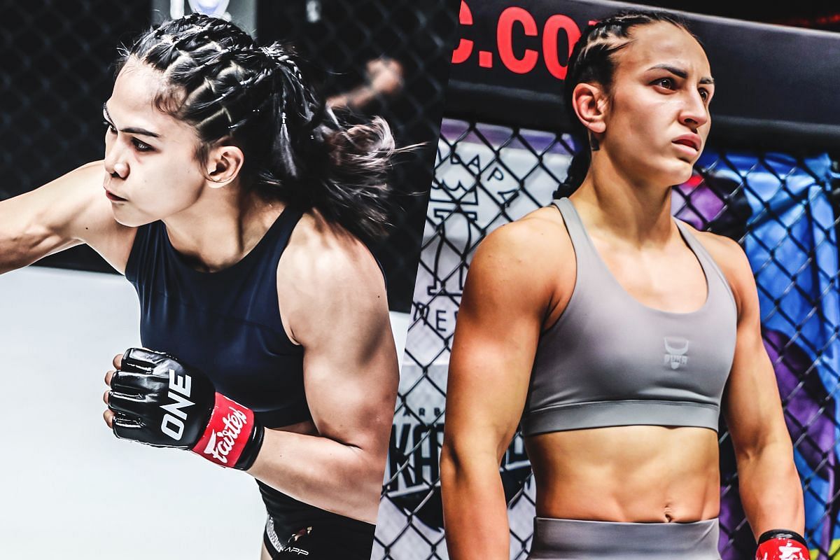 Denice Zamboanga (left) and Alyona Rassohyna (right) | Image credit: ONE Championship