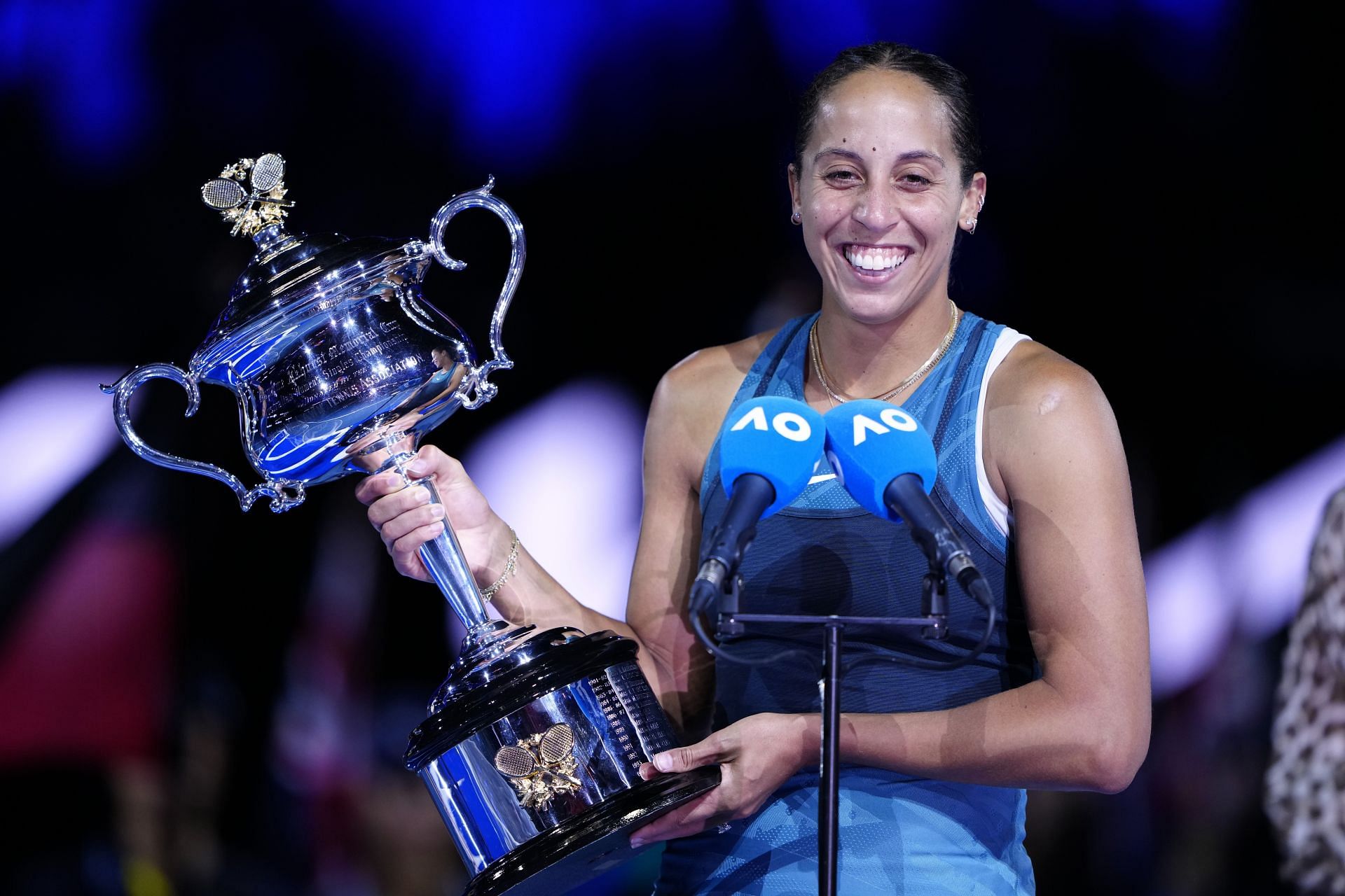 Madison Keys overcame a tough challenge from Rybakina (Image Source: Getty)