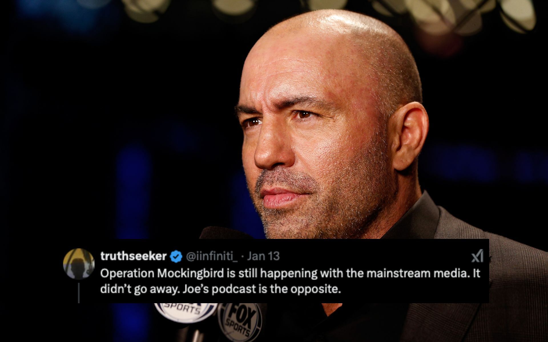 Fans debate Joe Rogan potentially manipulating masses. [Image courtesy: Getty Images] 