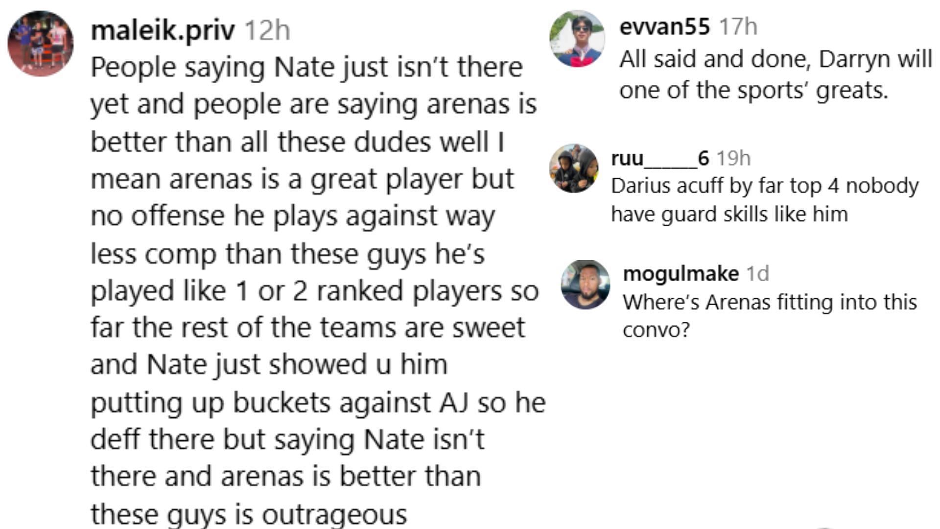 Hoops fans react to which hooper would be drafted in the NBA between AJ Dybantsa, Nate Ament, Darryn Peterson &amp; Cameron Boozer