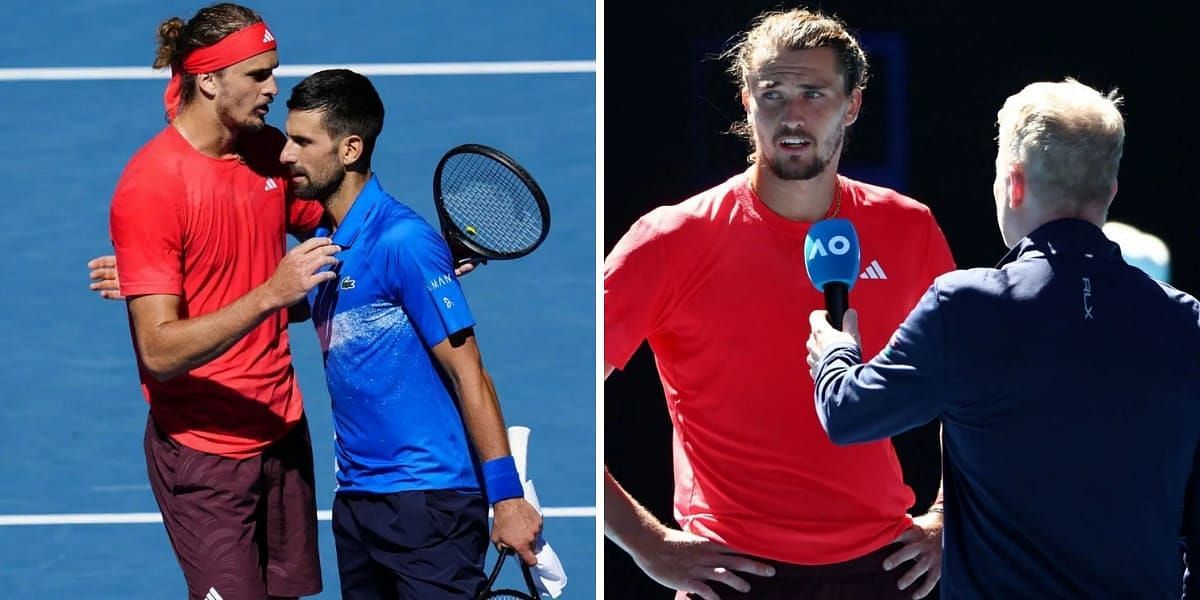 Novak Djokovic retires mid-match, sending Alexander Zverev into the final (Source - GETTY)