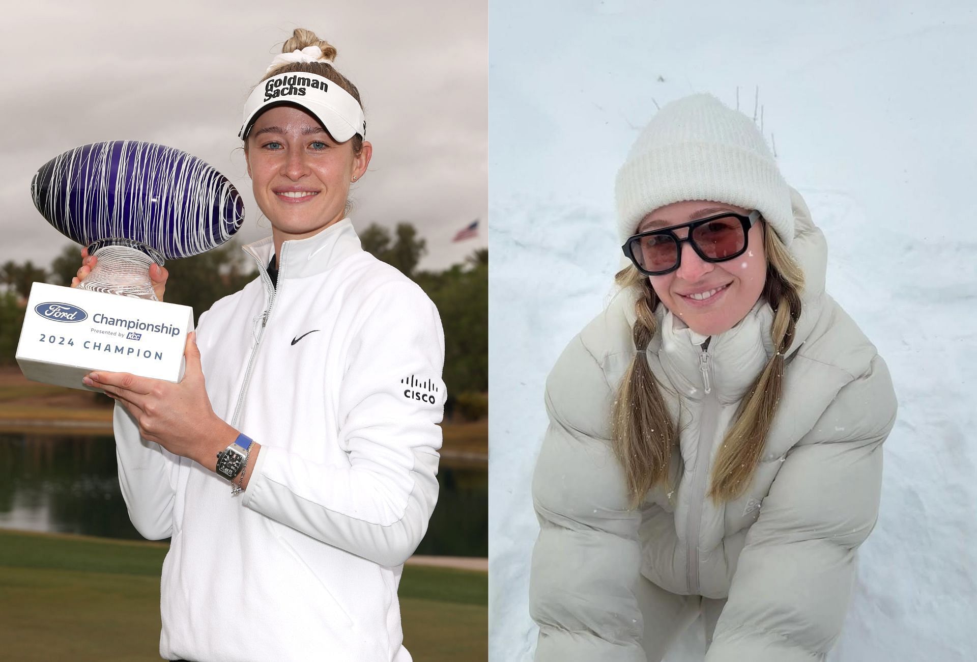 Nelly Korda ( via Instagram and Getty images)