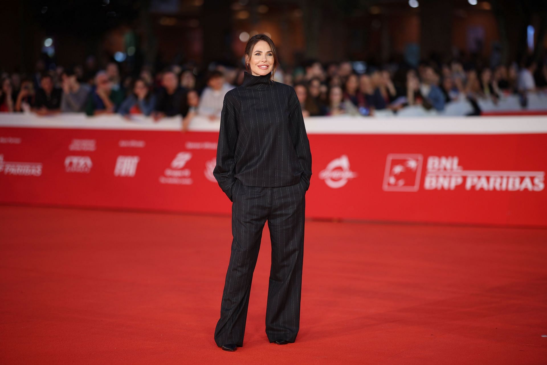 Ilary Blasi at the 19th Rome Film Festival (Image via Getty)