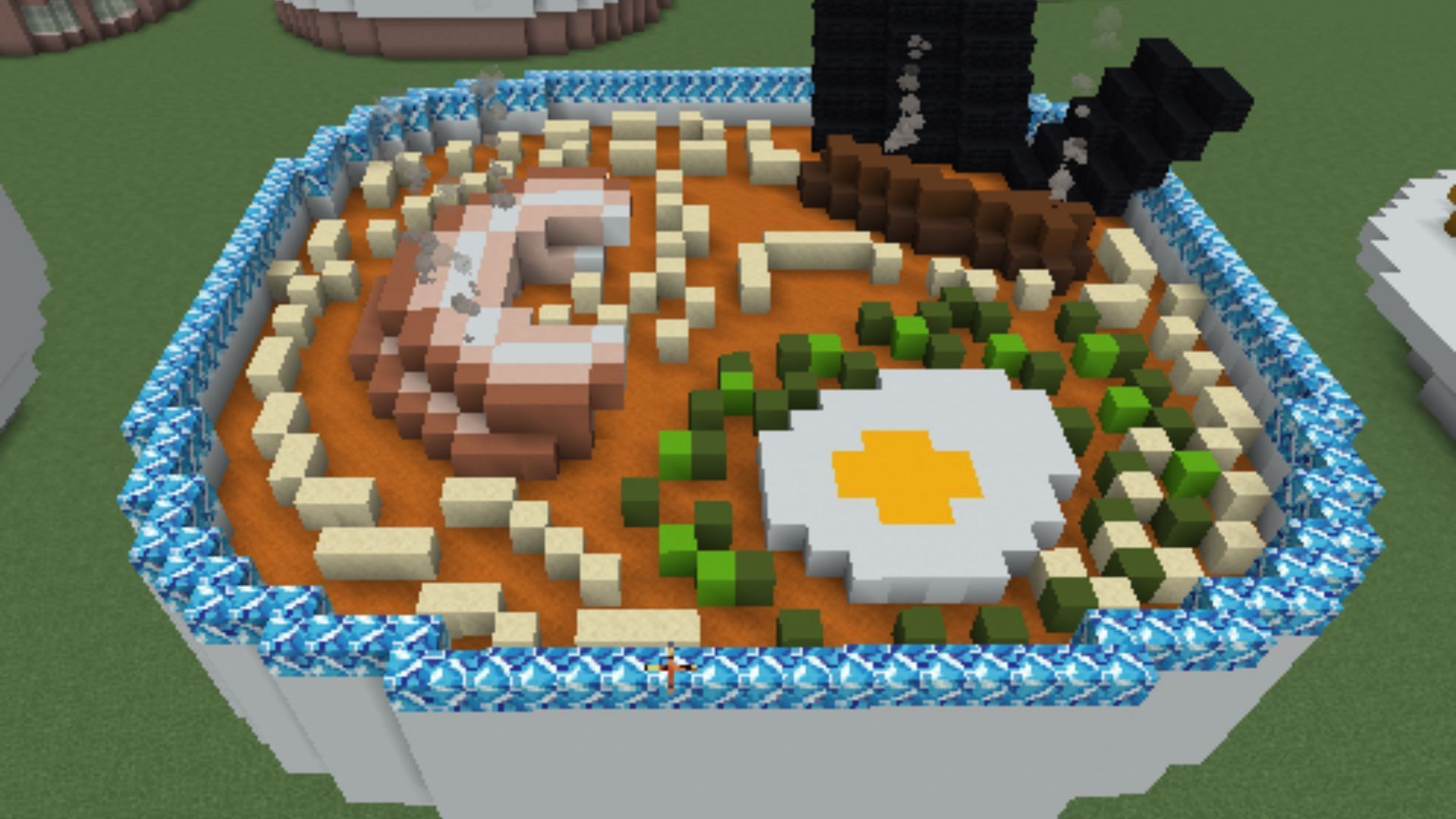 Minecraft ramen bowl house