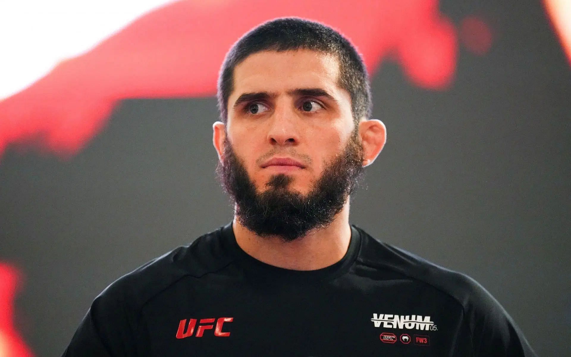 Islam Makhachev (pictured) pulls out of interview with Sky Sports due to illness ahead of UFC 311 [Image courtesy: Getty Images]