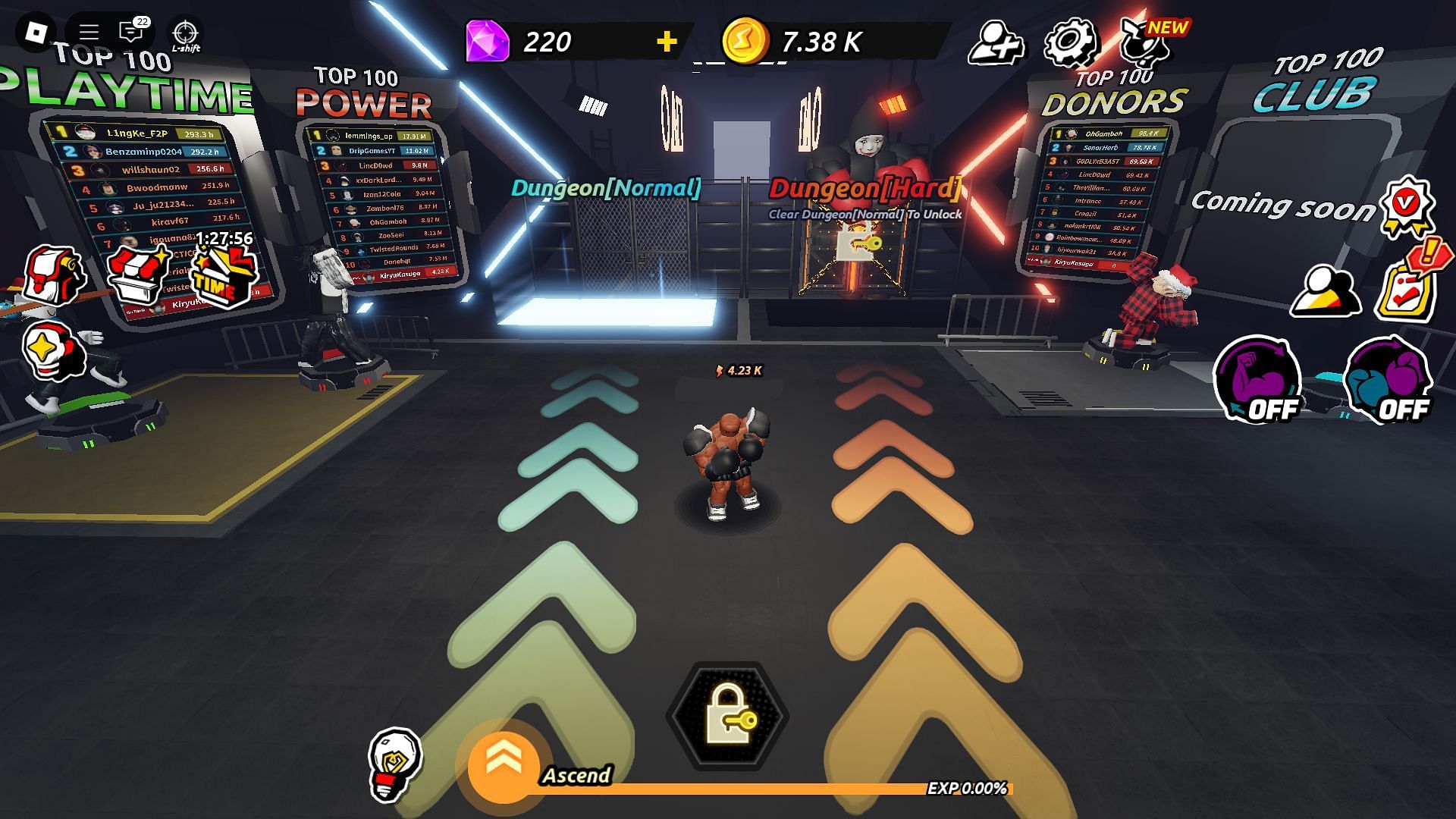 The Squid Brawl Arena Dungeon (Image via Roblox)