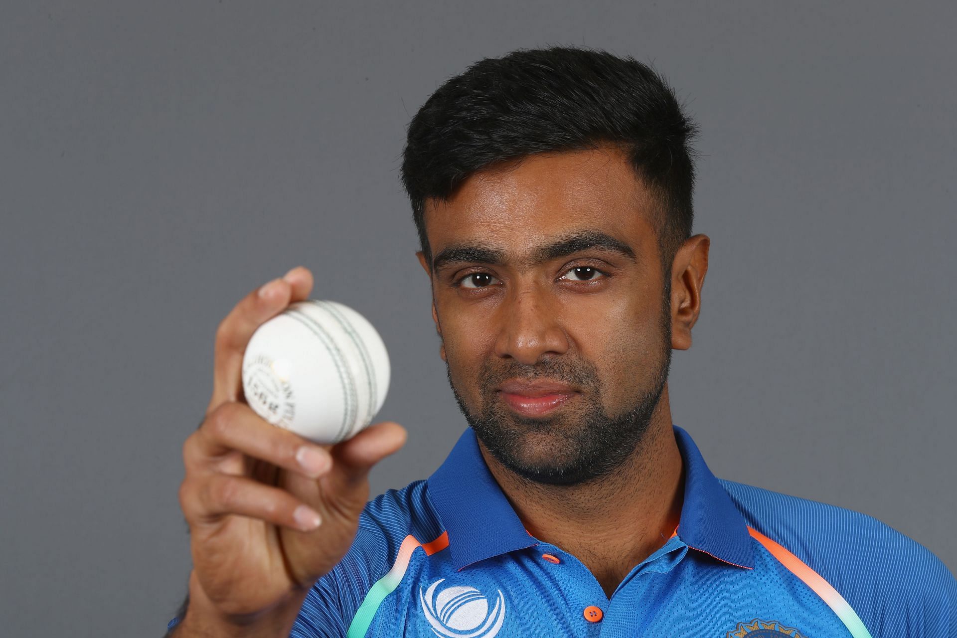 Ravichandran Ashwin at ICC Champions Trophy - India Portrait Session - Source: Getty