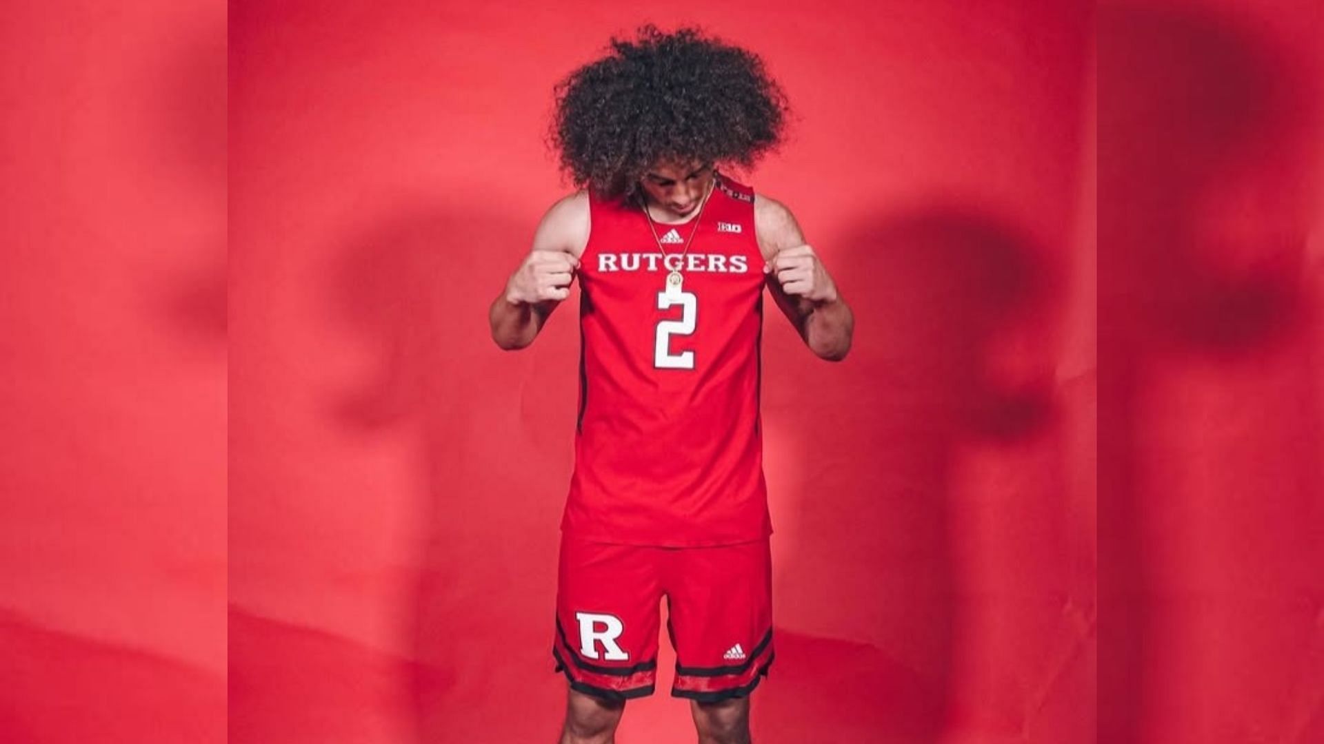 Lino Marks on his commitment to Rutgers. (Image via Instagram @l1nomark)