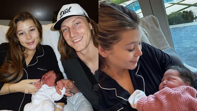 Trevor Lawrence, wife Marissa welcome baby girl Shae Lynn, share first photos on Instagram - "Mommy and daddy love you so much"