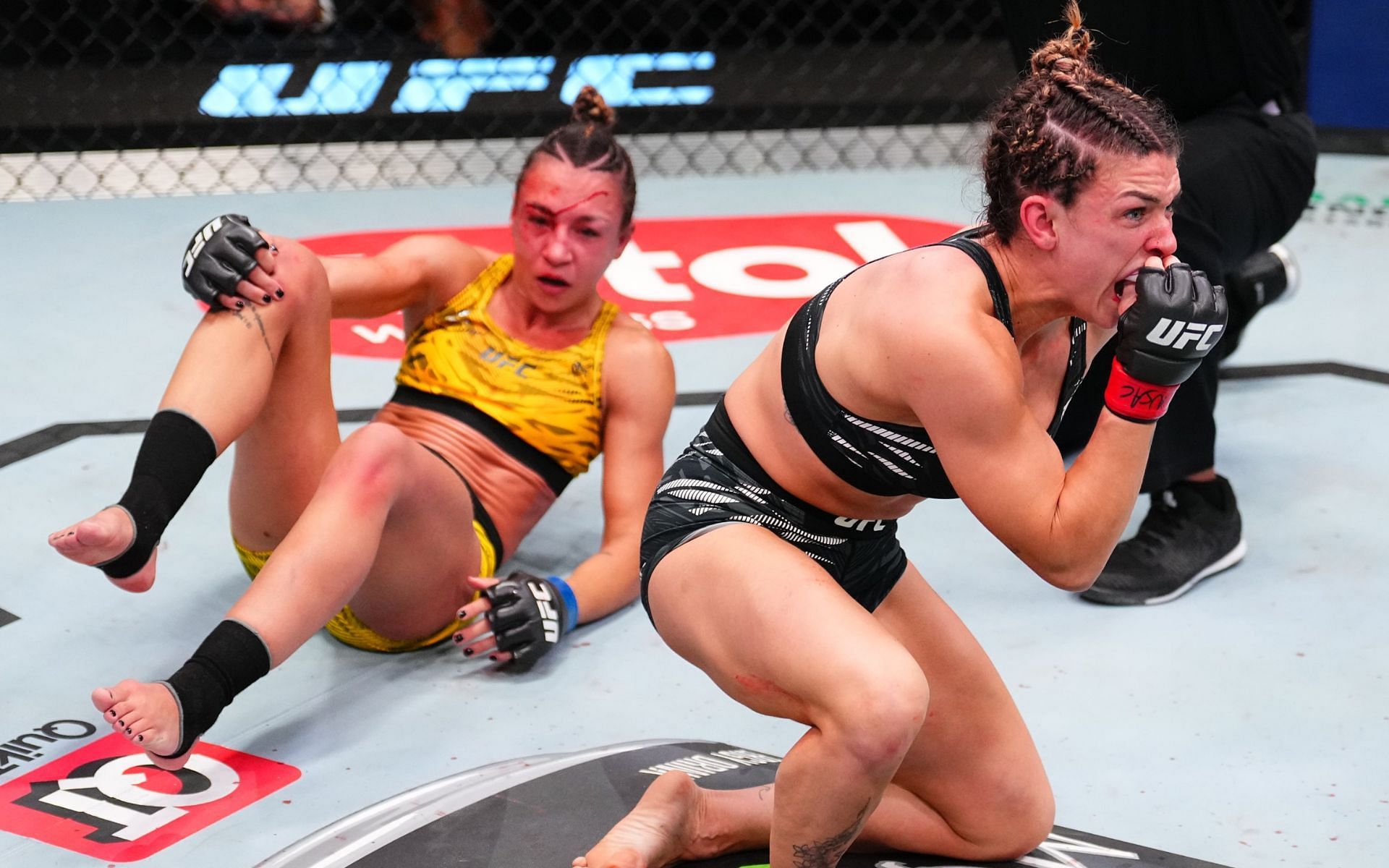 Mackenzie Dern pulled off a huge win last night [Image: @ufc on X]