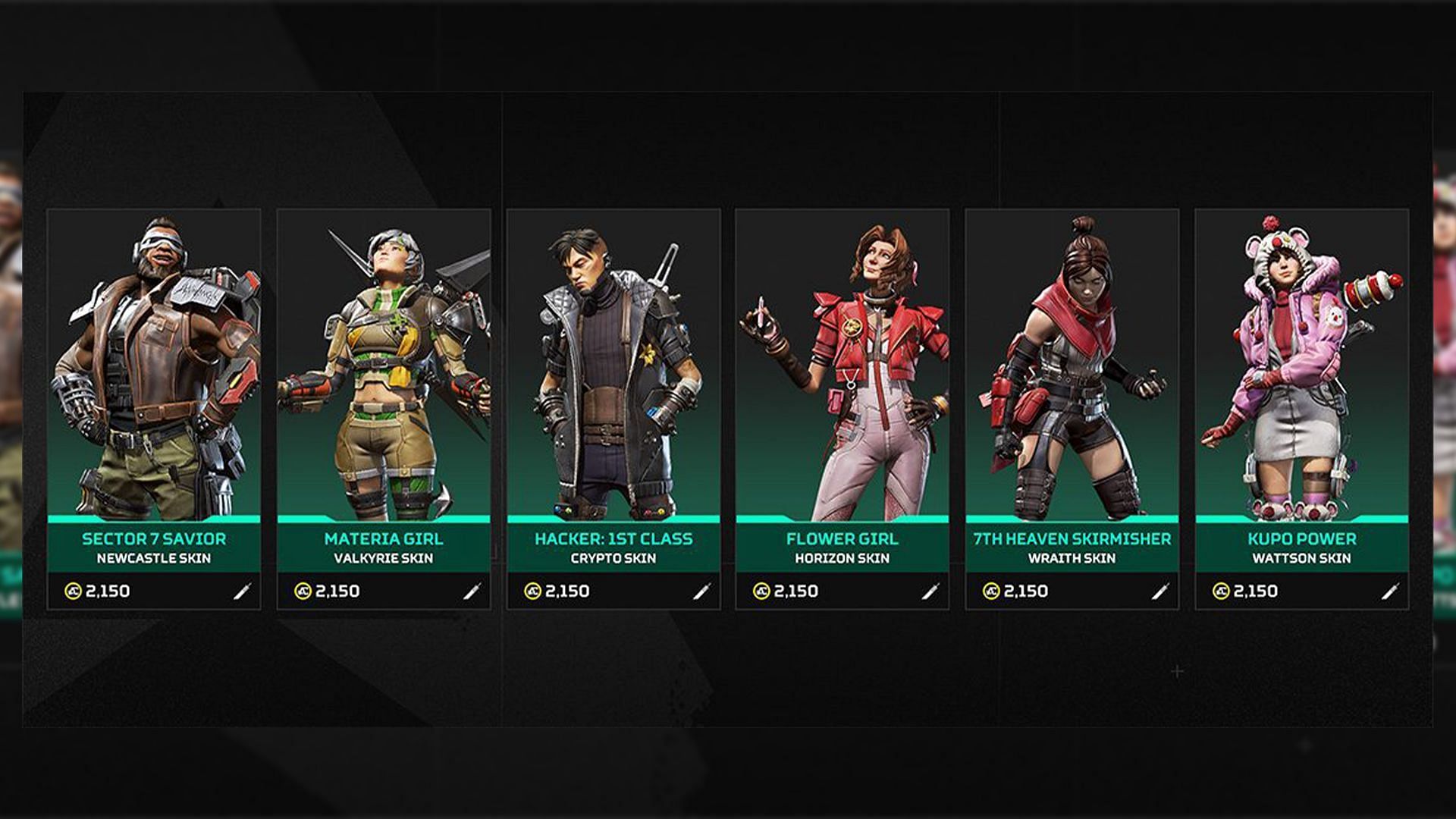 Apex Legends Final Fantasy VII Rebirth Iconic skins (Image via EA)