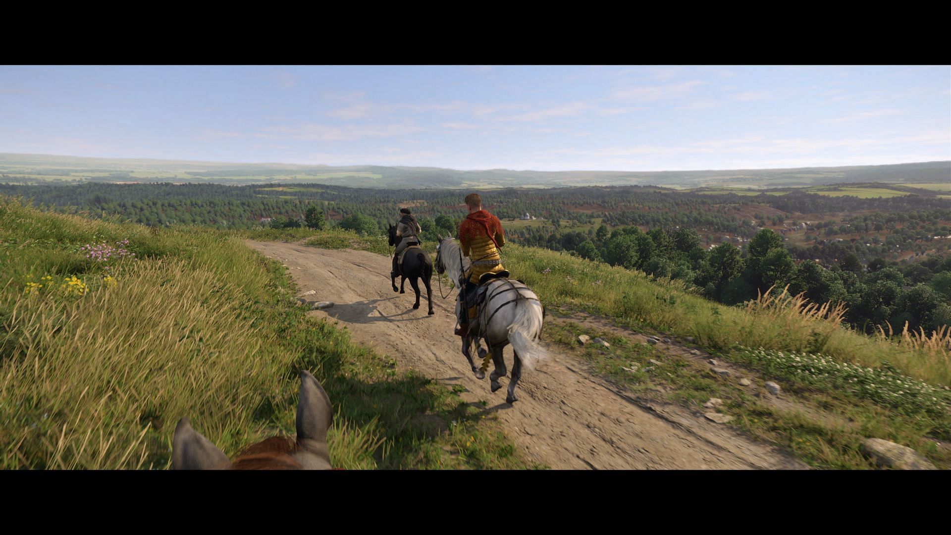 The developers aimed to deliver an interactive yet cinematic experience (Image via Warhorse Studios)