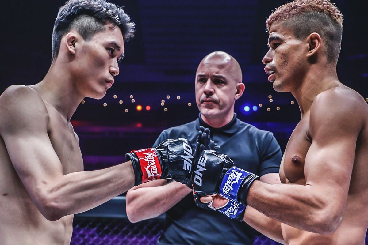 Kwon Won Il (L) vs Fabricio Andrade (R) | Image credit: ONE Championship