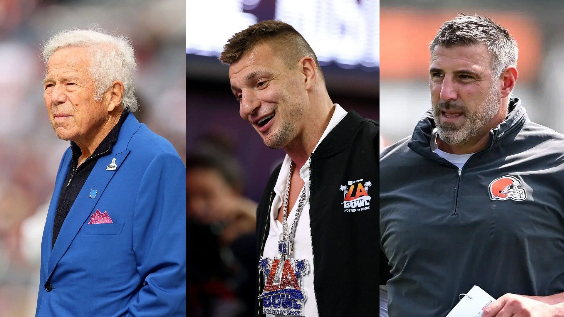 Ex-Patriots star Rob Gronkowski weighs in on Mike Vrabel as Robert Kraft