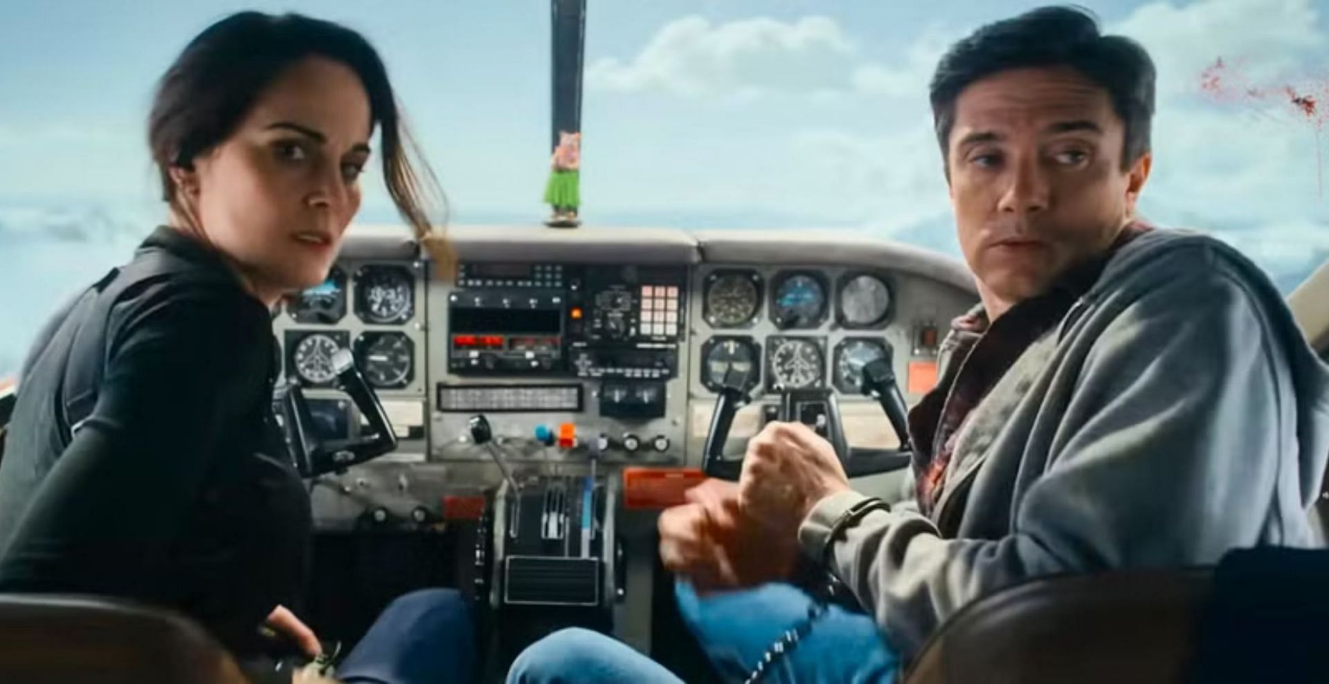 A still from Flight Risk (Image via flightrisk.com)