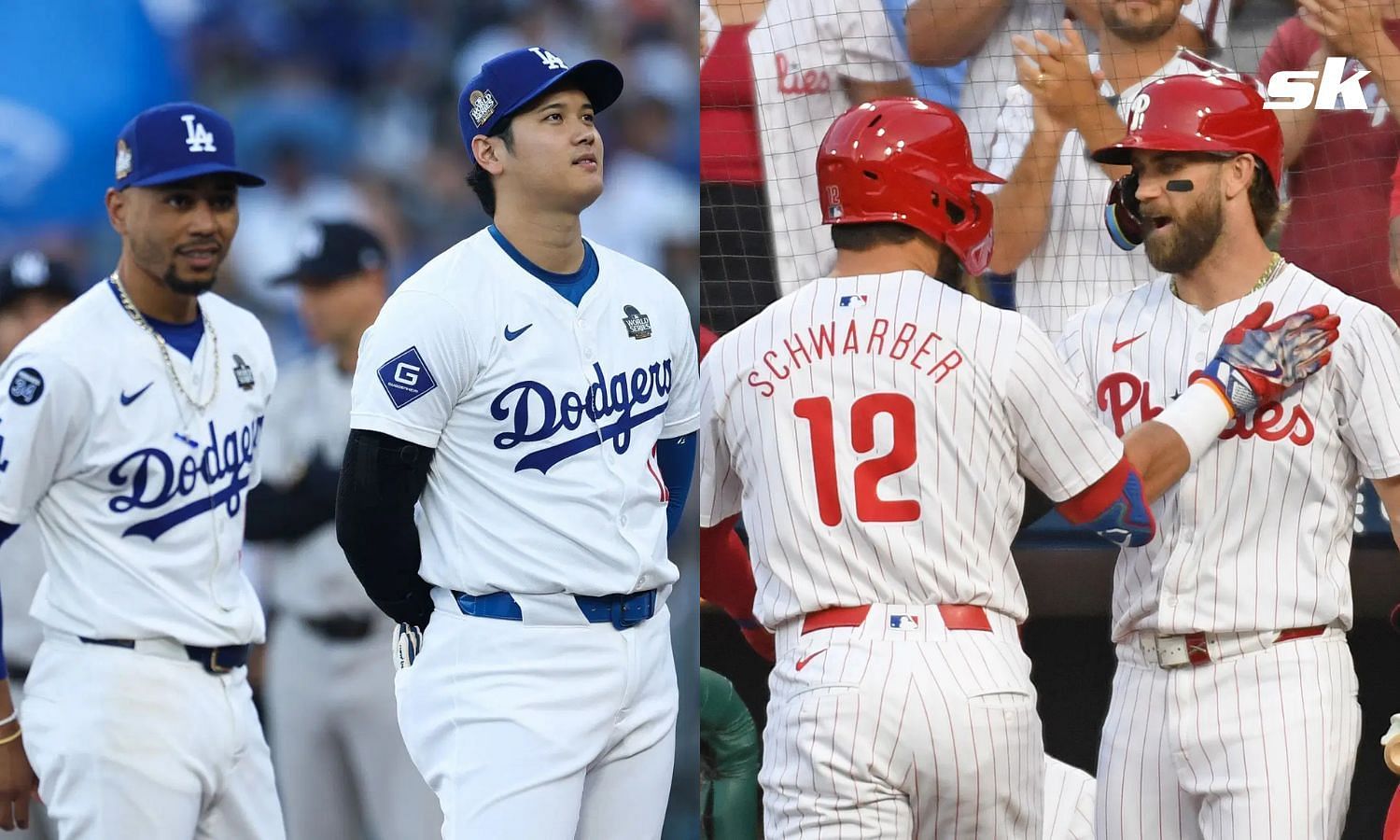 The Los Angeles Dodgers and Philadelphia Phillies have been two of the best offenses for the past half-decade (Getty)