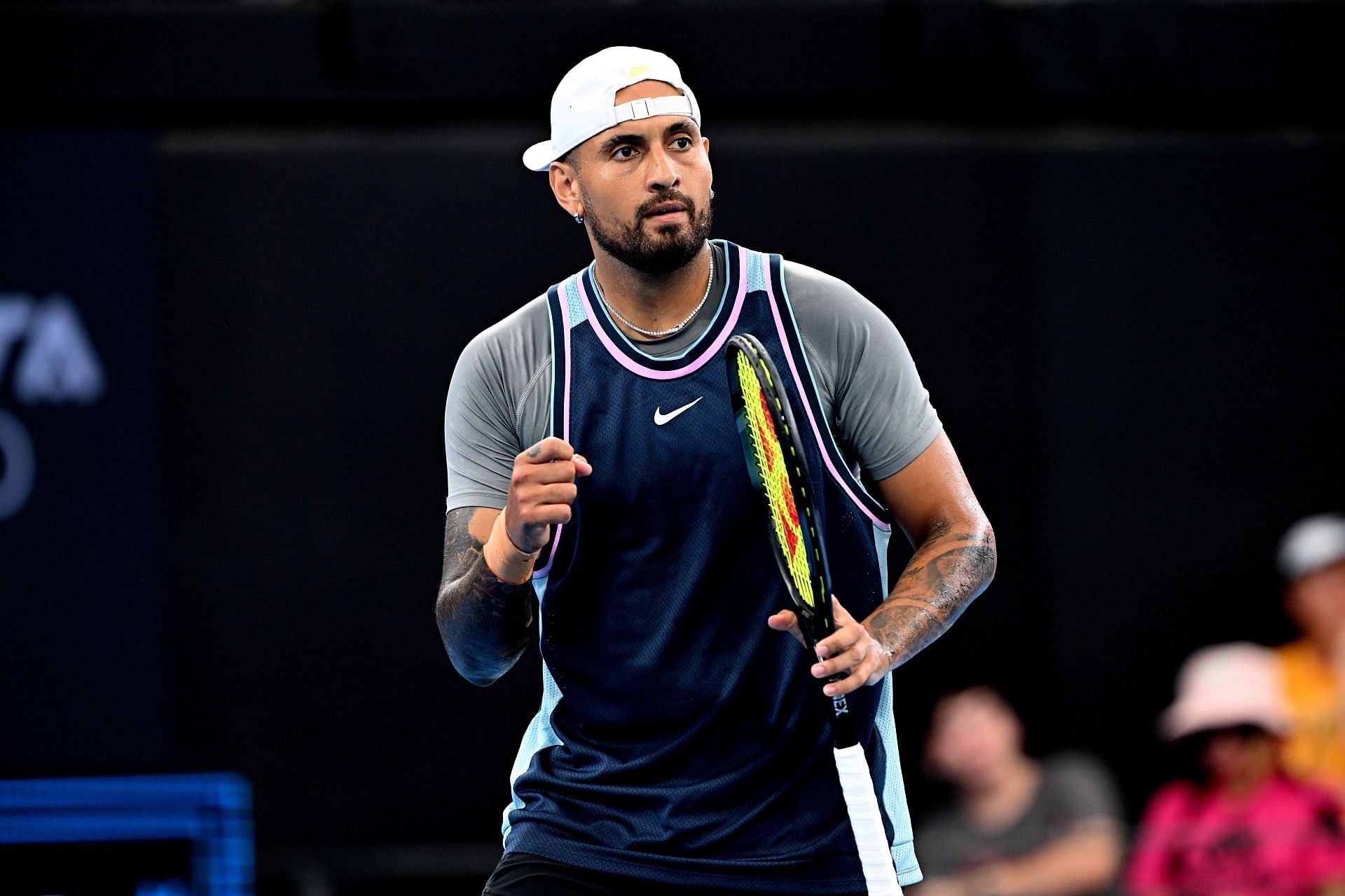 Nick Kyrgios at the Brisbane International 2025. (Photo: Getty)